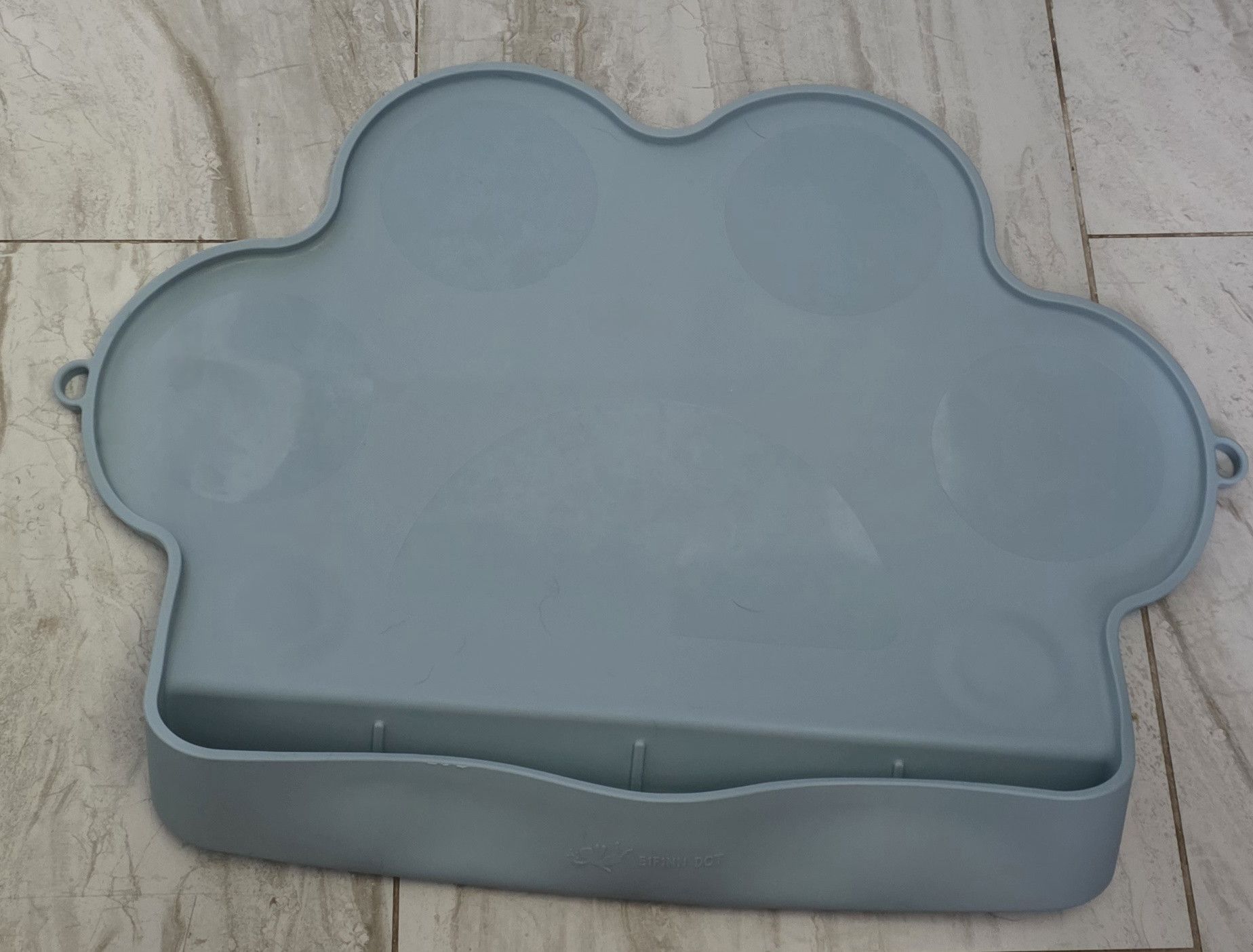 Other E1F1NN DOT Baby Silicone Placemat Blue Animal Claw Paw Size ONE SIZE - 1 Thumbnail