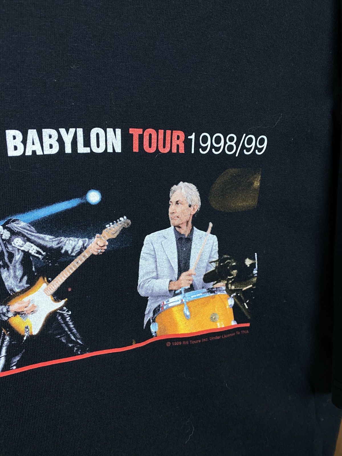 The Rolling Stones 🎸Vintage 1998 T-Shirt The Rolling Stones Bridges To Babylon🎸 Size US XXL / EU 58 / 5 - 8 Thumbnail