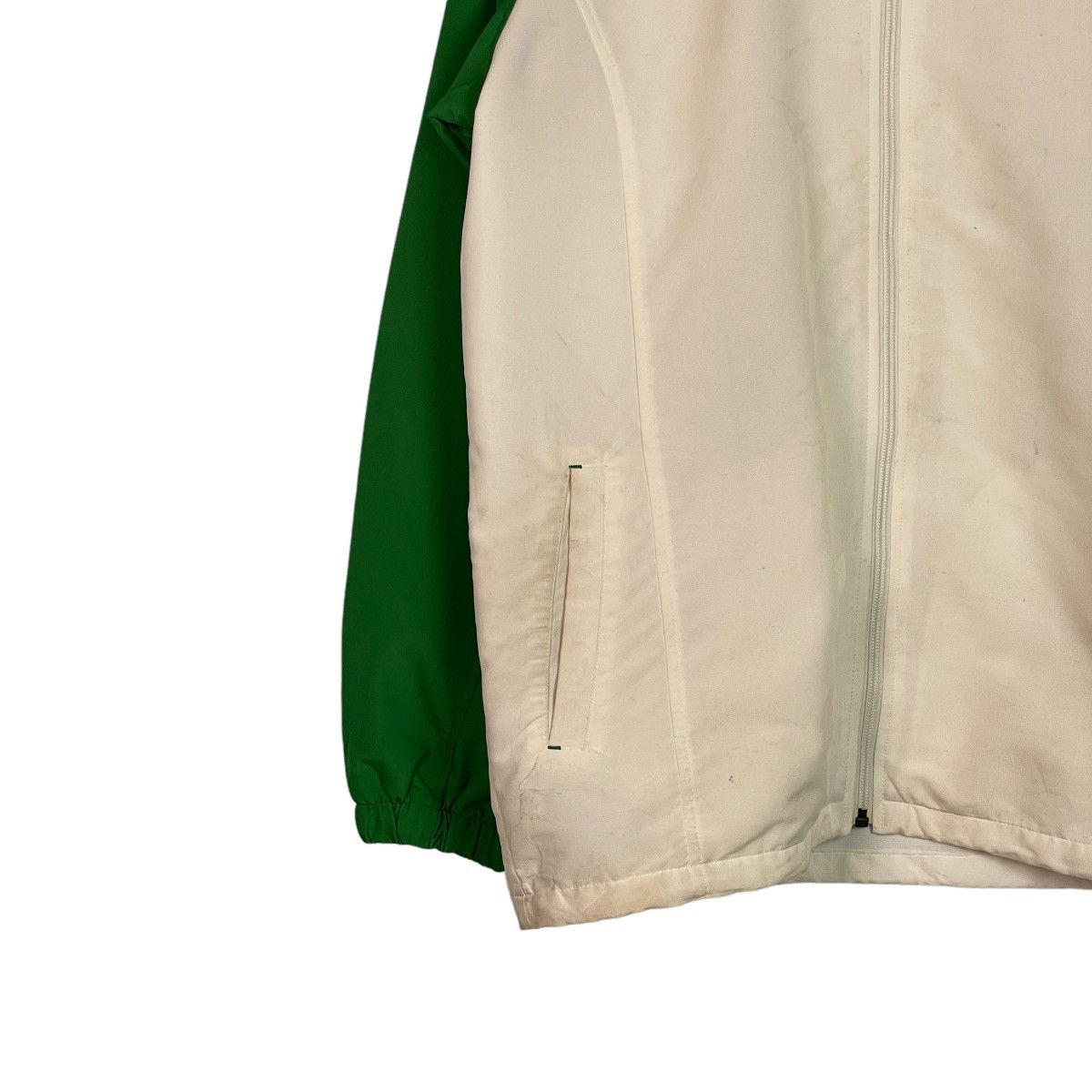 Nike 🔥LAST PRICE🔥 Nike Rare Green White Zipper Windbreaker Size US L / EU 52-54 / 3 - 2 Thumbnail
