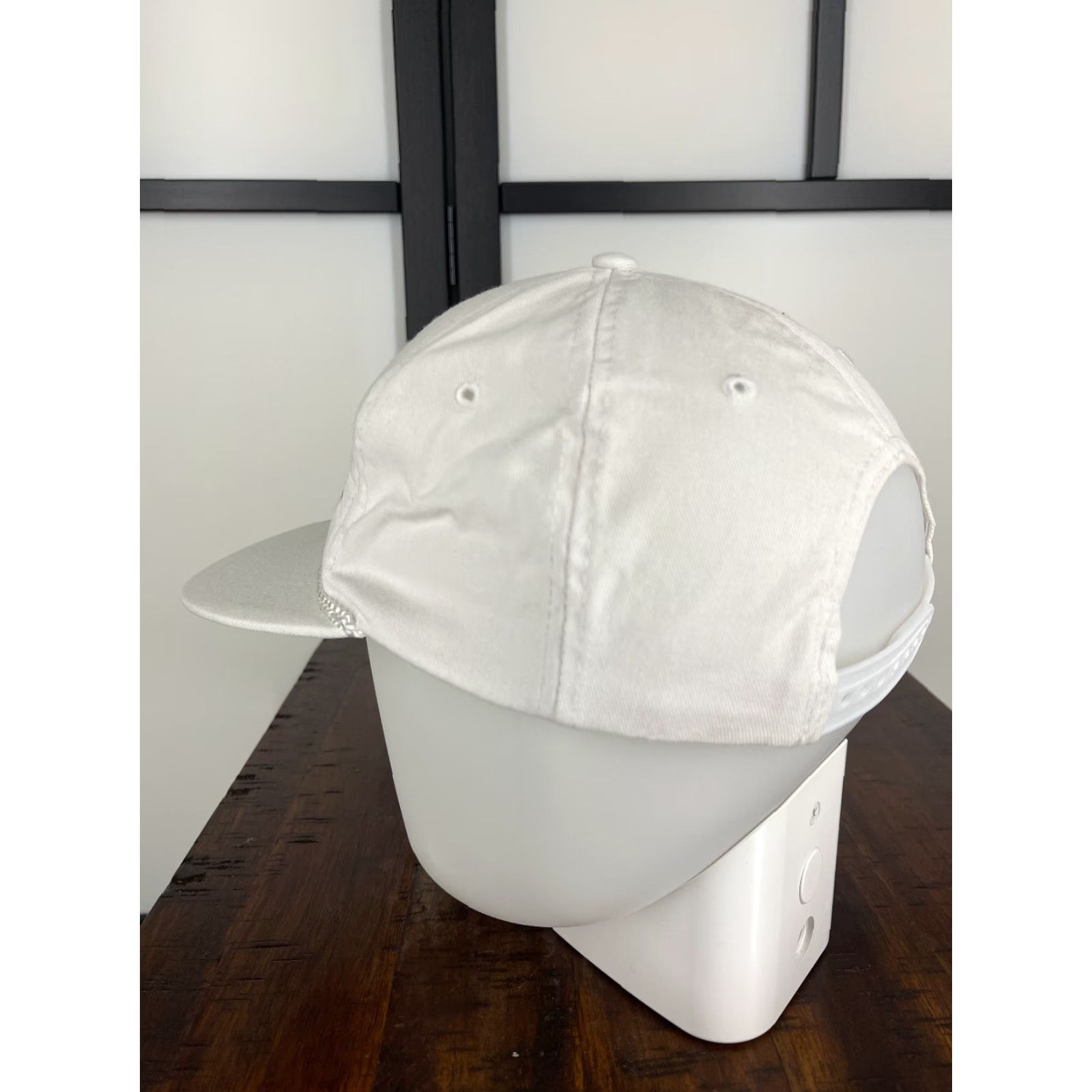 Good American VINTAGE Spruce Hat Cap Snap Back Adult One Size White Cotton American Dry Goods Twill Size ONE SIZE - 5 Thumbnail