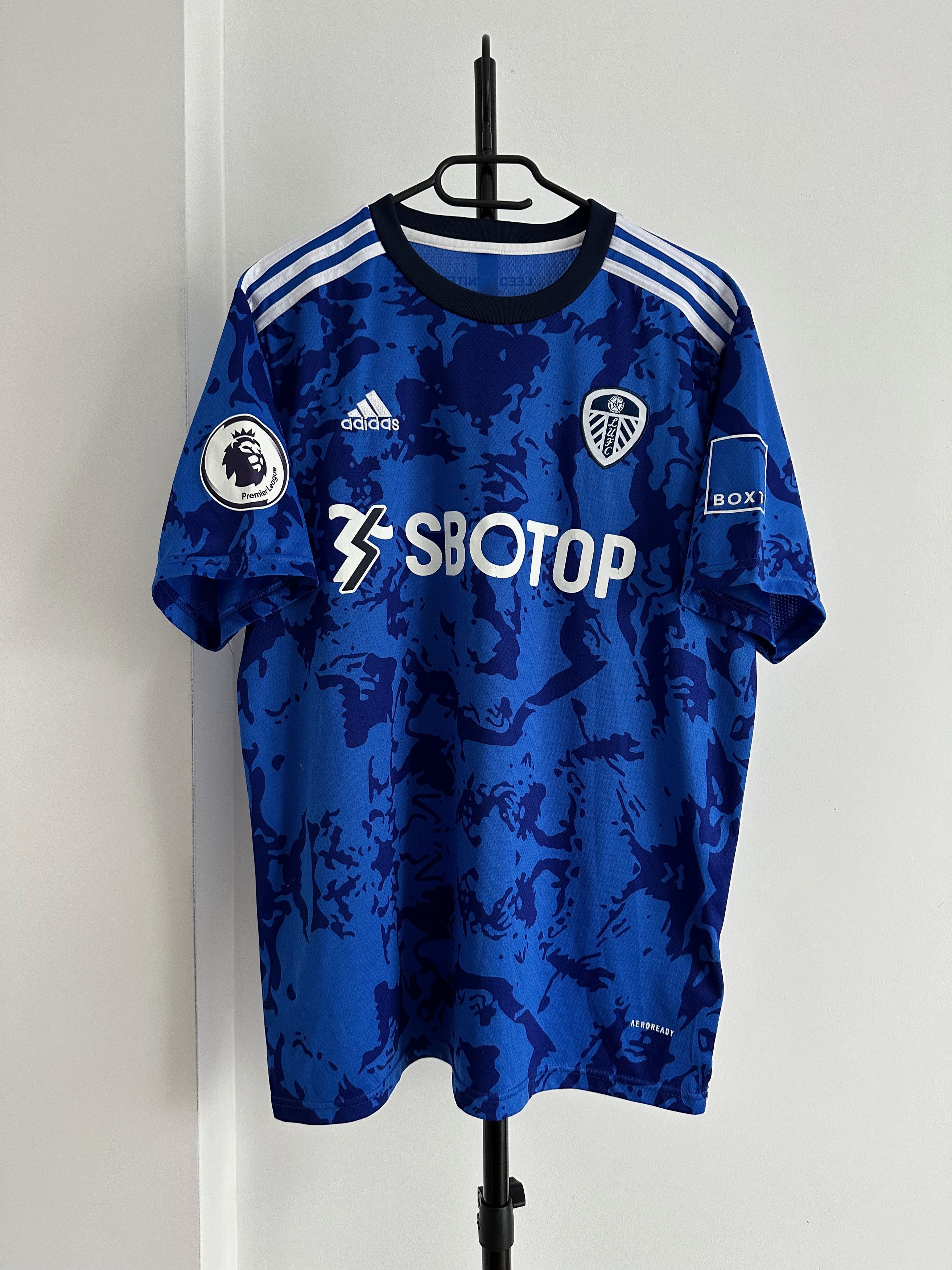 Adidas 2021 LEEDS Adidas #22 Harrison away jersey football Size US XL / EU 56 / 4 - 2 Thumbnail