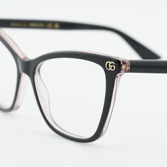Gucci Gucci GG1817O 003 Eyeglasses Black 55mm Cat Eye Frame Size ONE SIZE - 9 Thumbnail