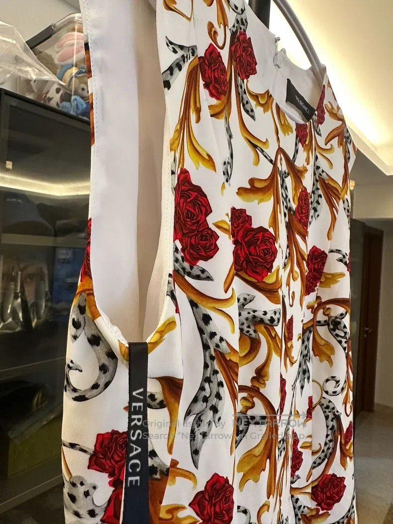 Versace Versace Rose dress Size S / US 4 / IT 40 - 5 Thumbnail