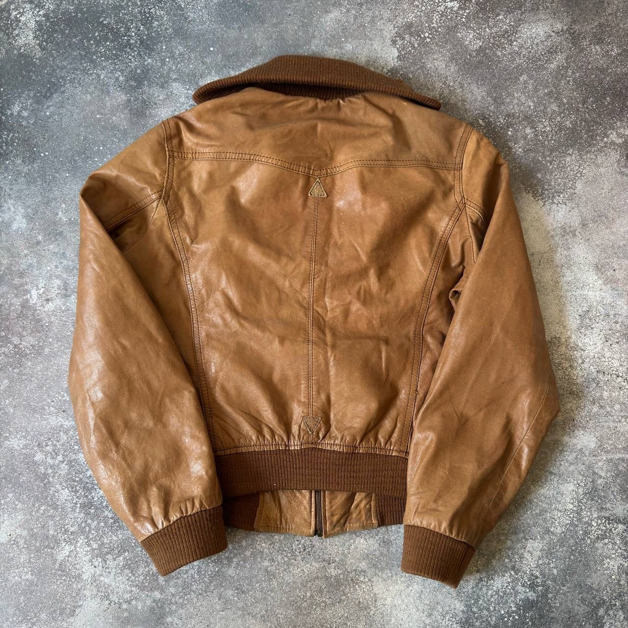 Hysteric Glamour × Japanese Brand × Vintage Japan Retro Style Vintage Leather Jacket Size XL / US 12-14 / IT 48-50 - 7 Thumbnail