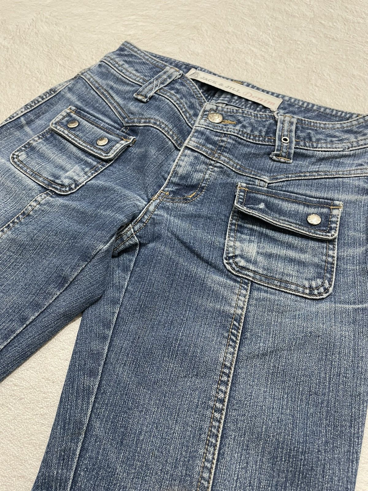 Hysteric Glamour 2000s Flare Denim Washed Bootcut Y2K Size 26" / US 2 / IT 38 - 5 Thumbnail