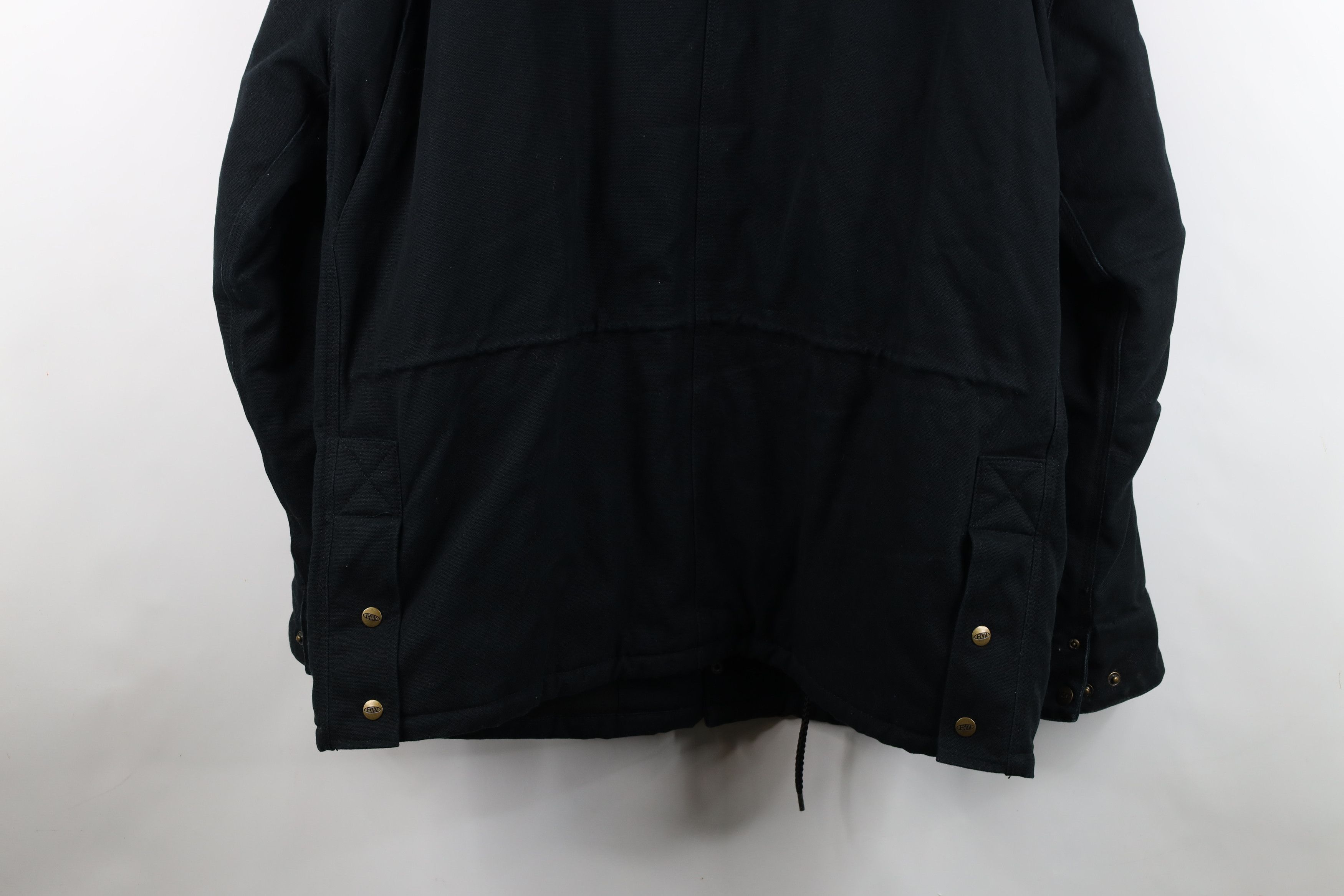 Vintage Vintage Y2K Streetwear Canvas Chore Barn Jacket Black Size US XXL / EU 58 / 5 - 17 Thumbnail