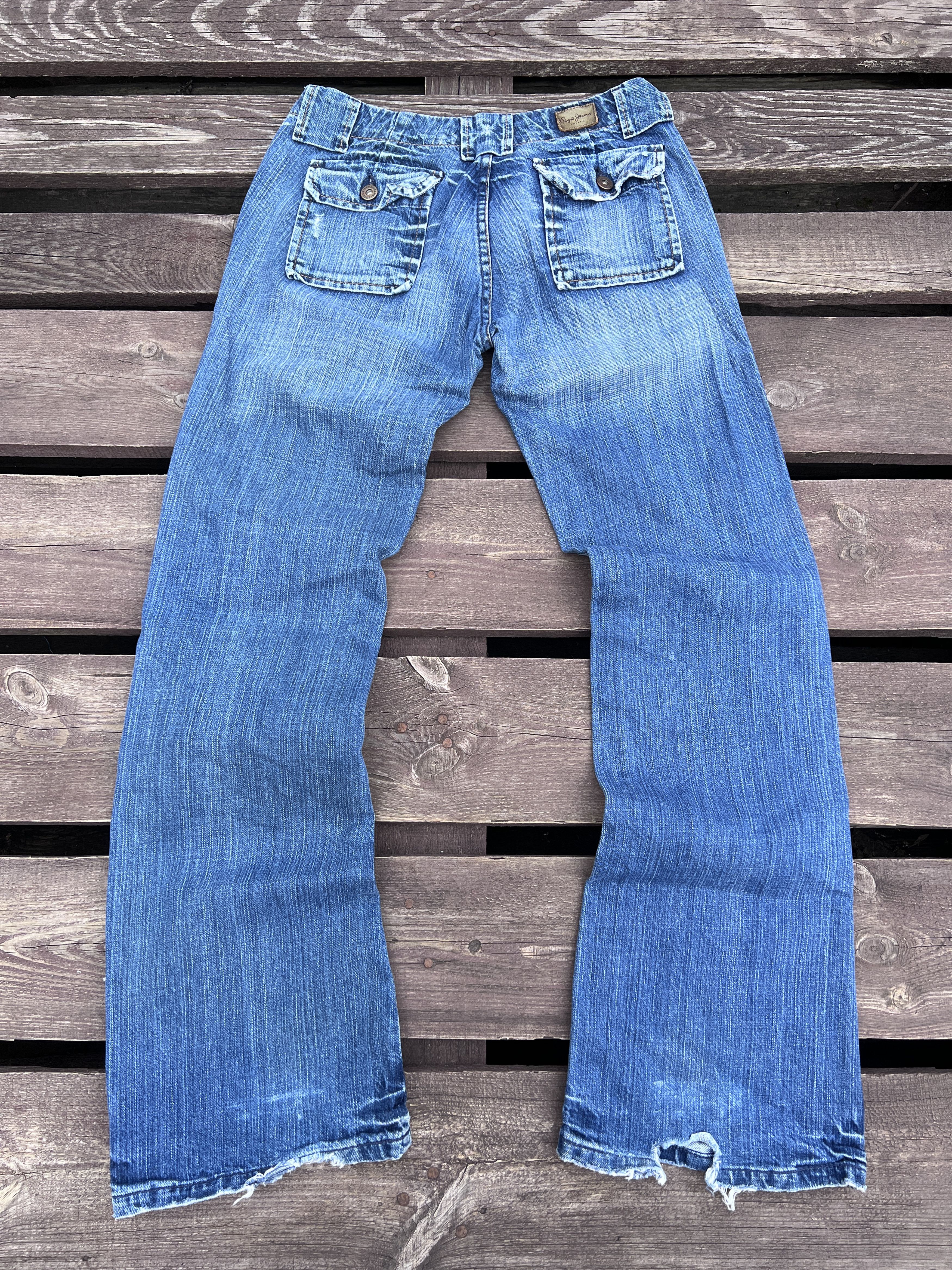 Pepe Jeans Vintage Y2K Pepe Jeans Flare Jeans Washed Denim Bootcut Size 28" / US 6 / IT 42 - 1 Thumbnail