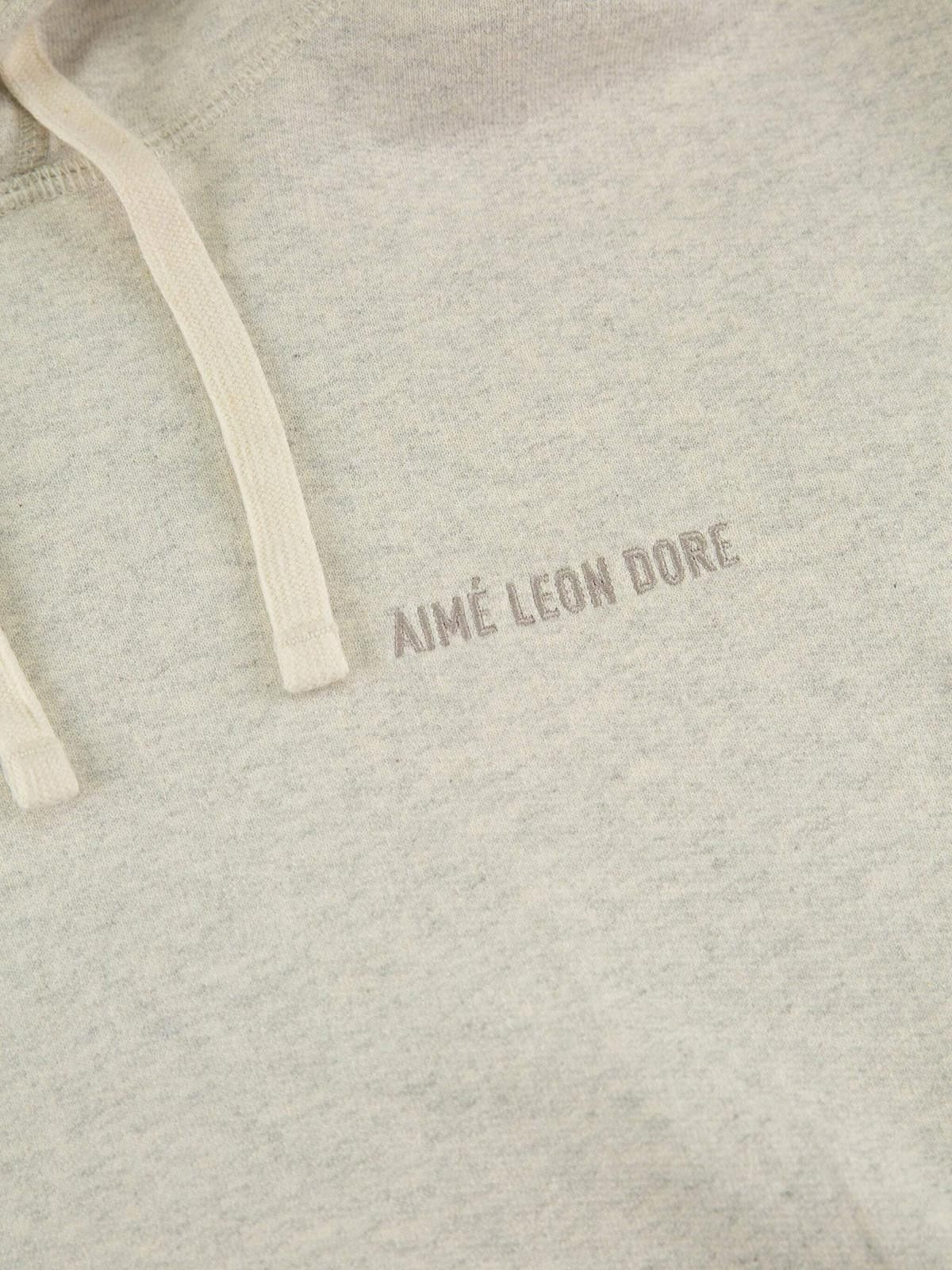 Aime Leon Dore Aimé Leon Dore Mens Tonal Logo Oatmeal Hoodie Small Grey Size US S / EU 44-46 / 1 - 2 Thumbnail