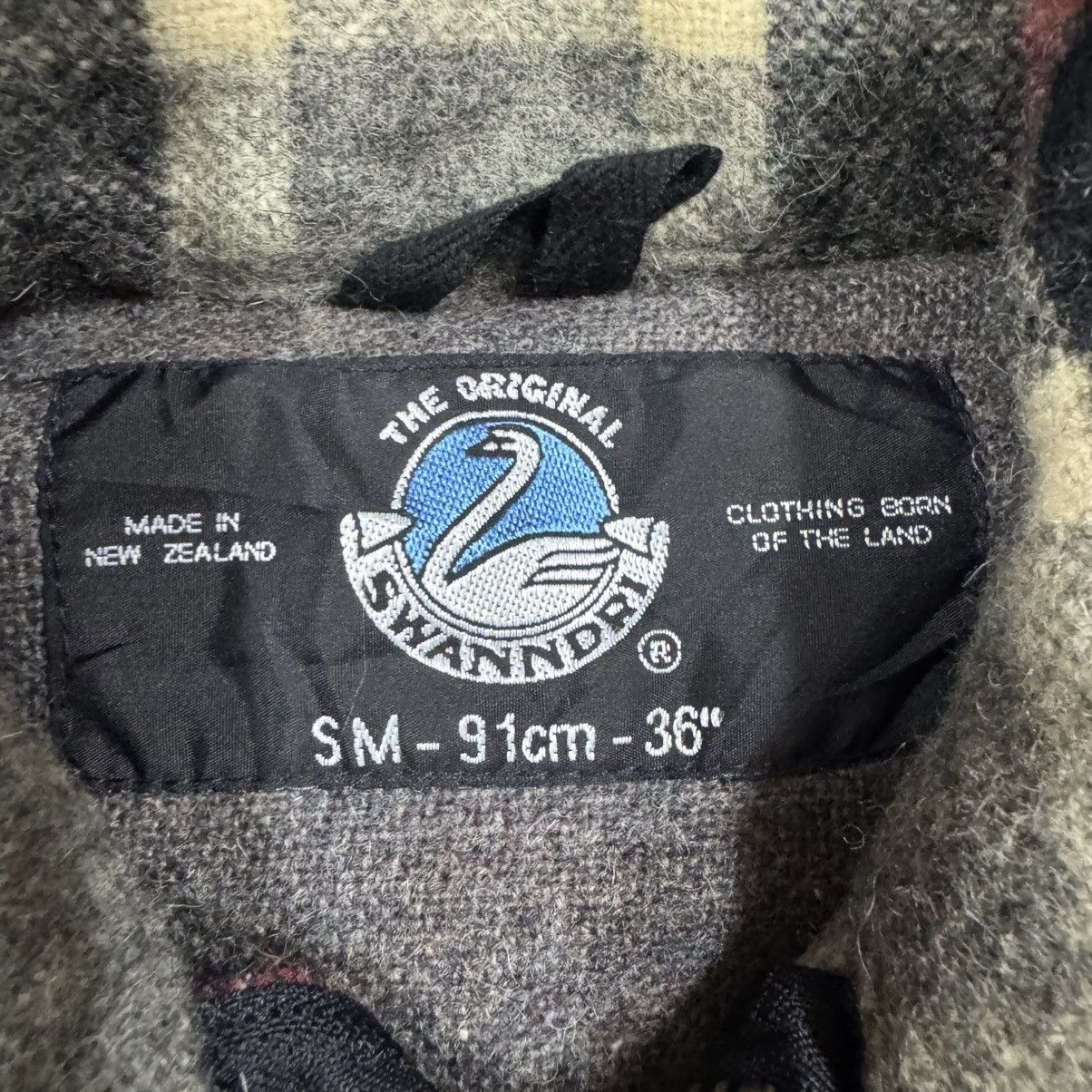 Japanese Brand Swandri Tartan Half Zipper Wool Pullover Shirt Size US S / EU 44-46 / 1 - 12 Thumbnail