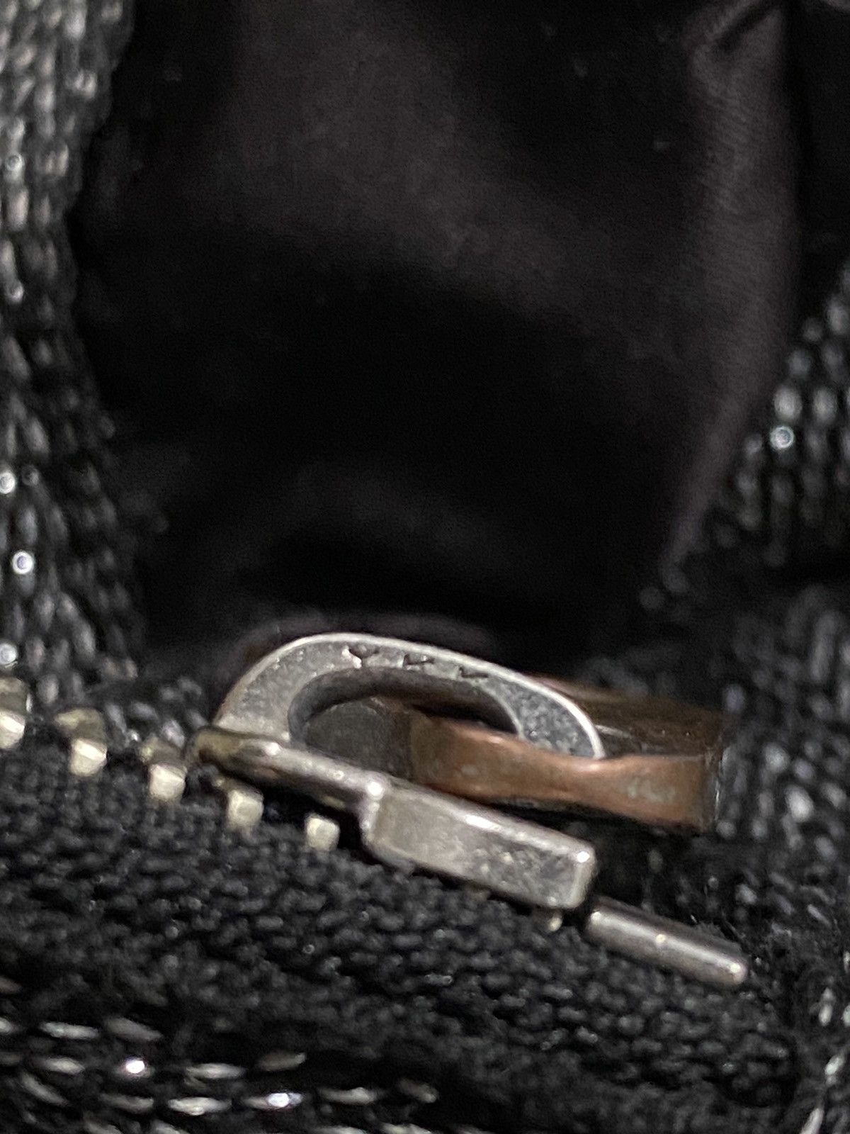 Juicy Couture Vintage Juice Couture Bag Glitter Over Night Black Y2K Size ONE SIZE - 8 Thumbnail