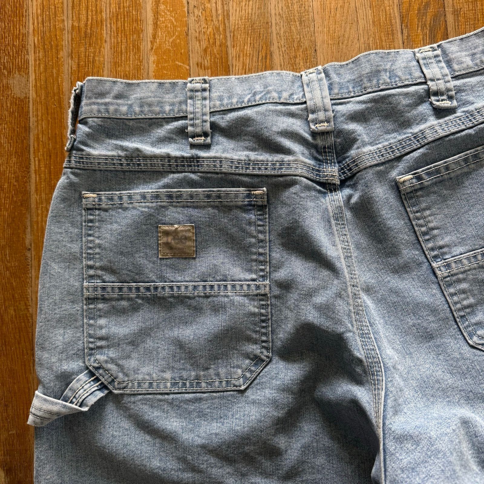 Lee Vintage Y2K Lee Denim Carpenter Jorts Sz 34 Size US 34 / EU 50 - 3 Thumbnail