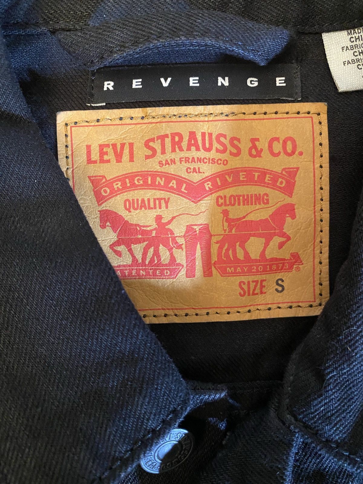 Levi's 1/100 Revenge x Levi’s Denim Jacket Size US S / EU 44-46 / 1 - 4 Thumbnail