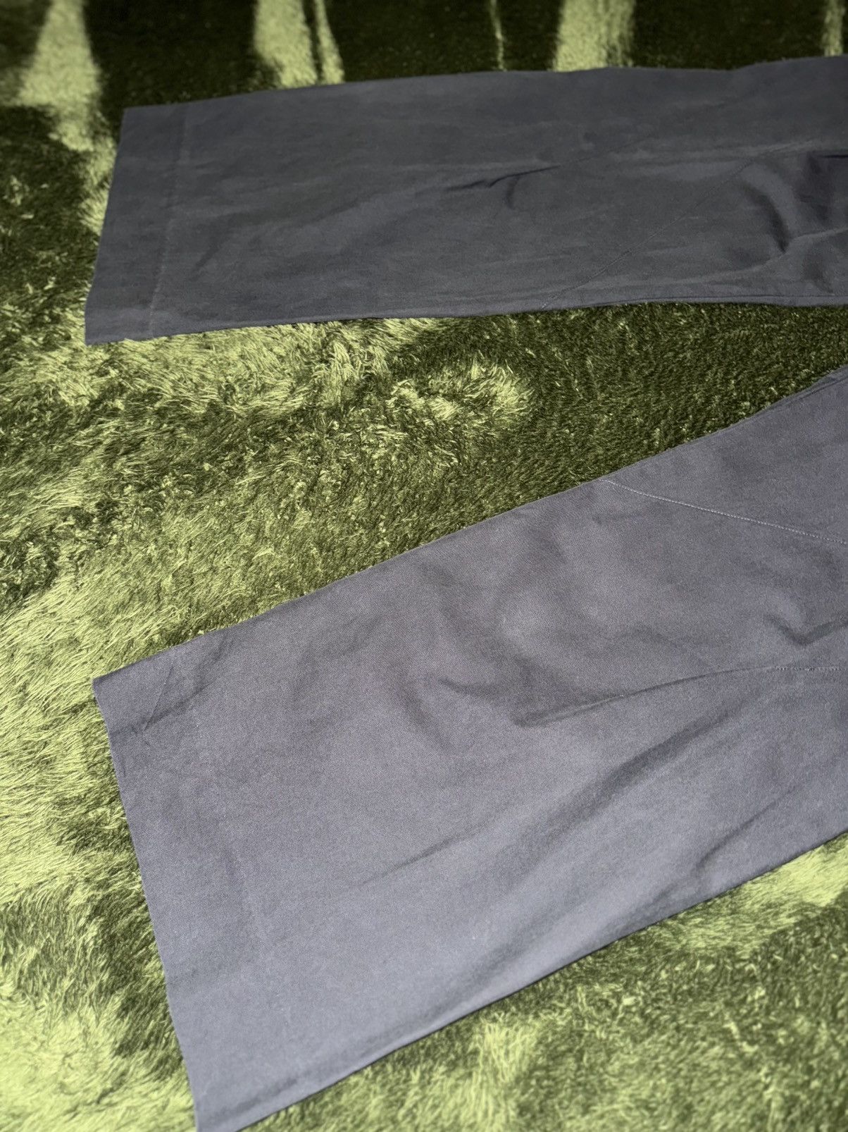 Japanese Brand [XL] Cost per Kilo Scrow Pin-Tuck Slacks – Washed Black Size US 34 / EU 50 - 6 Thumbnail