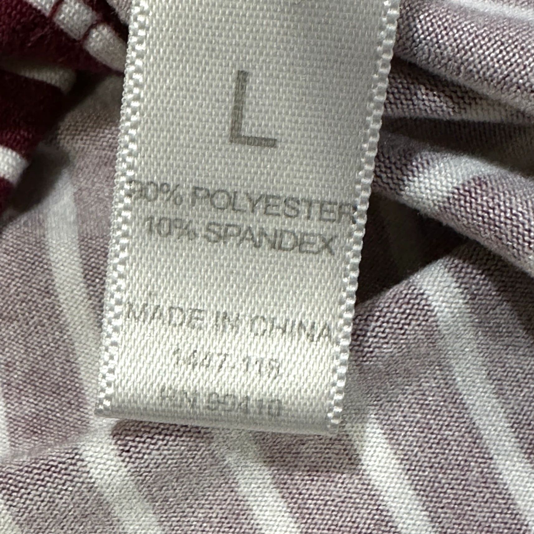Nicole Miller Nicole Miller Sleep Shirt Womens Size L Red White Striped Button Closure Collared Long Sleeve Pajama Top Size L / US 10 / IT 46 - 5 Thumbnail