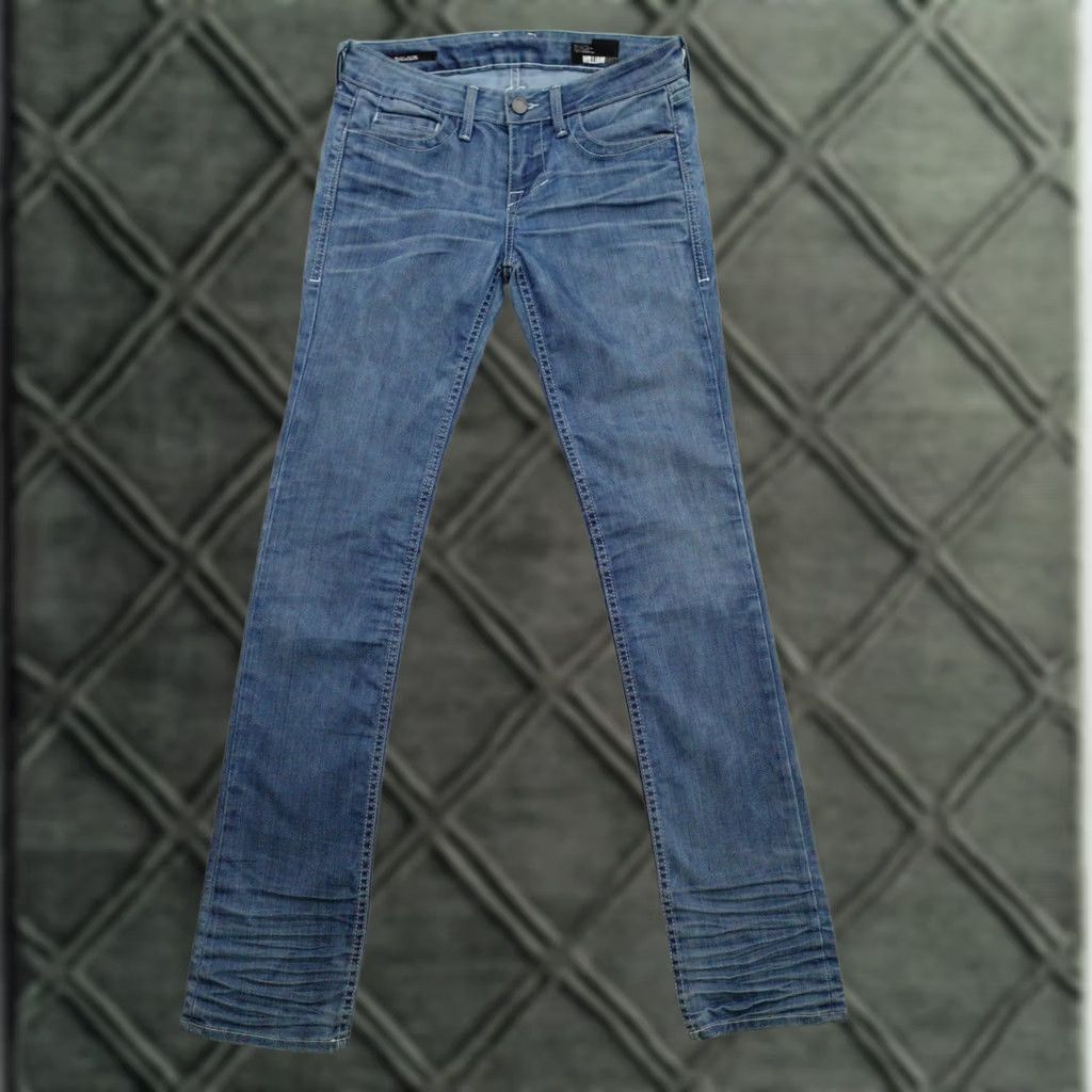 Denime William Rast Womens Jeans Straight Denim Medium Blue 27x32 Adult 27 Straight Denim Jeans Womens 27x32 Size ONE SIZE - 1 Thumbnail