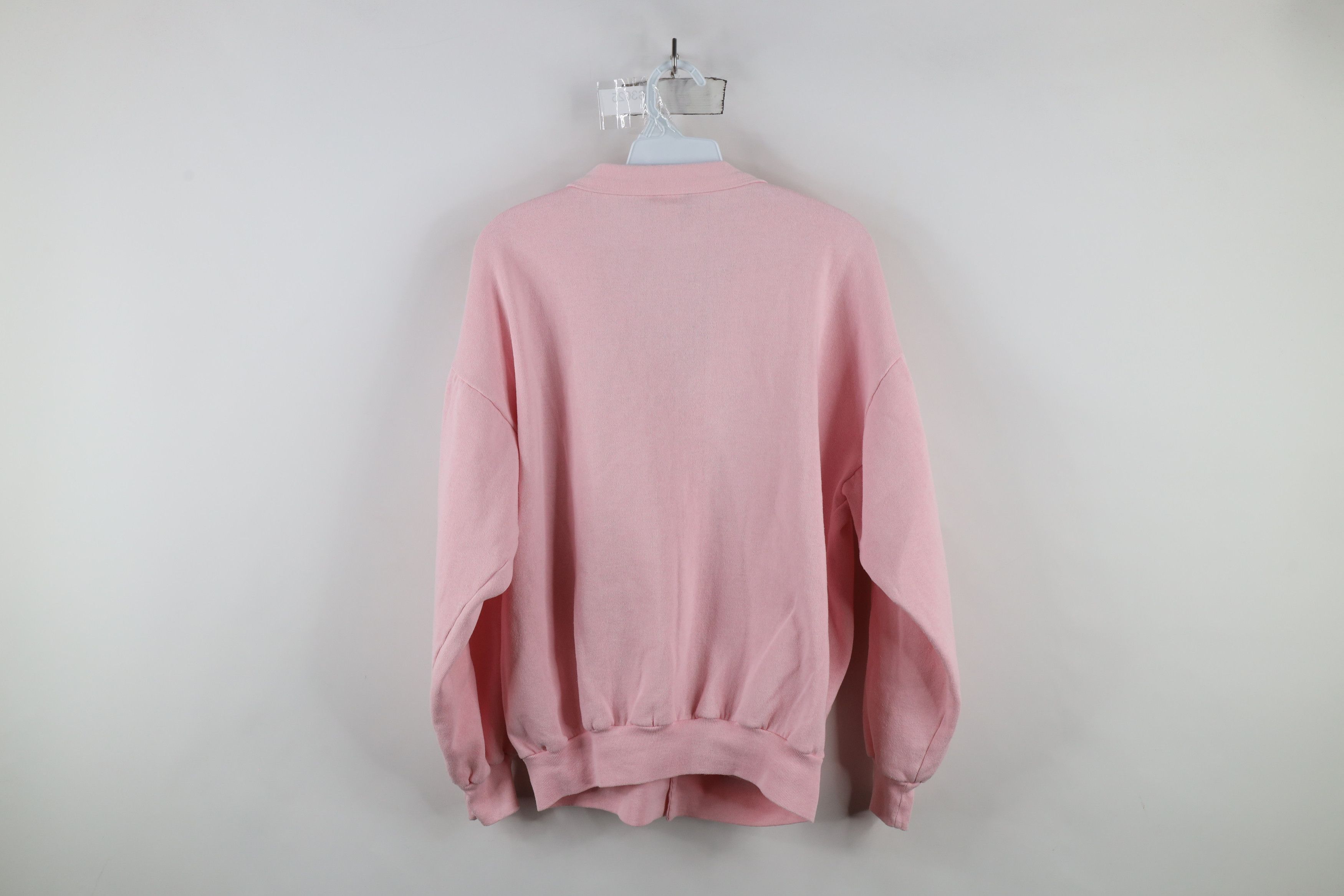 Vintage Vintage 90s Streetwear Wood Flower Cardigan Sweatshirt USA Size ONE SIZE - 11 Thumbnail