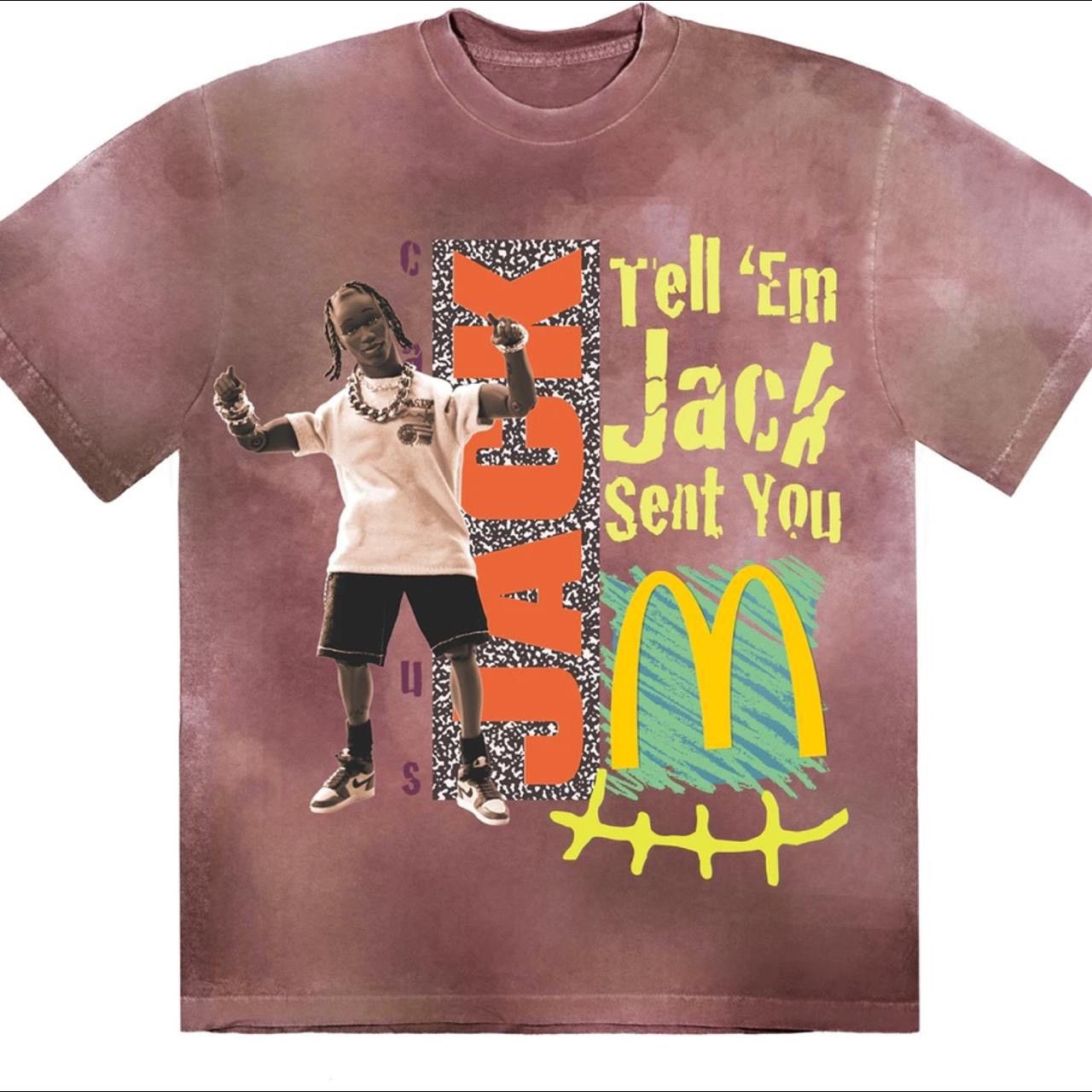 Travis Scott TRAVIS SCOTT x McDONALDS COLLAB JACK SMILE TEE 2 Size US XL / EU 56 / 4 - 2 Thumbnail