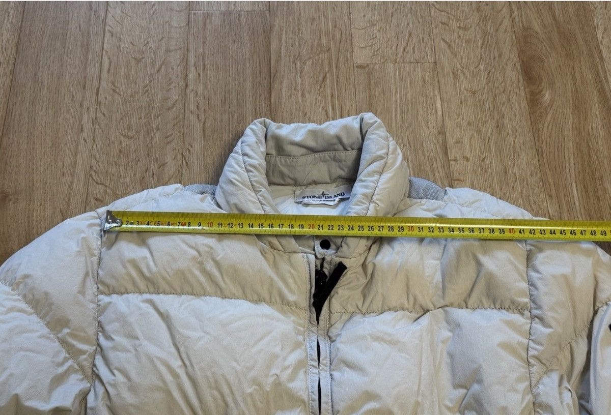 Stone Island Stone Island Down Jacket Unisex Size L Cream 2010 Size US L / EU 52-54 / 3 - 9 Thumbnail