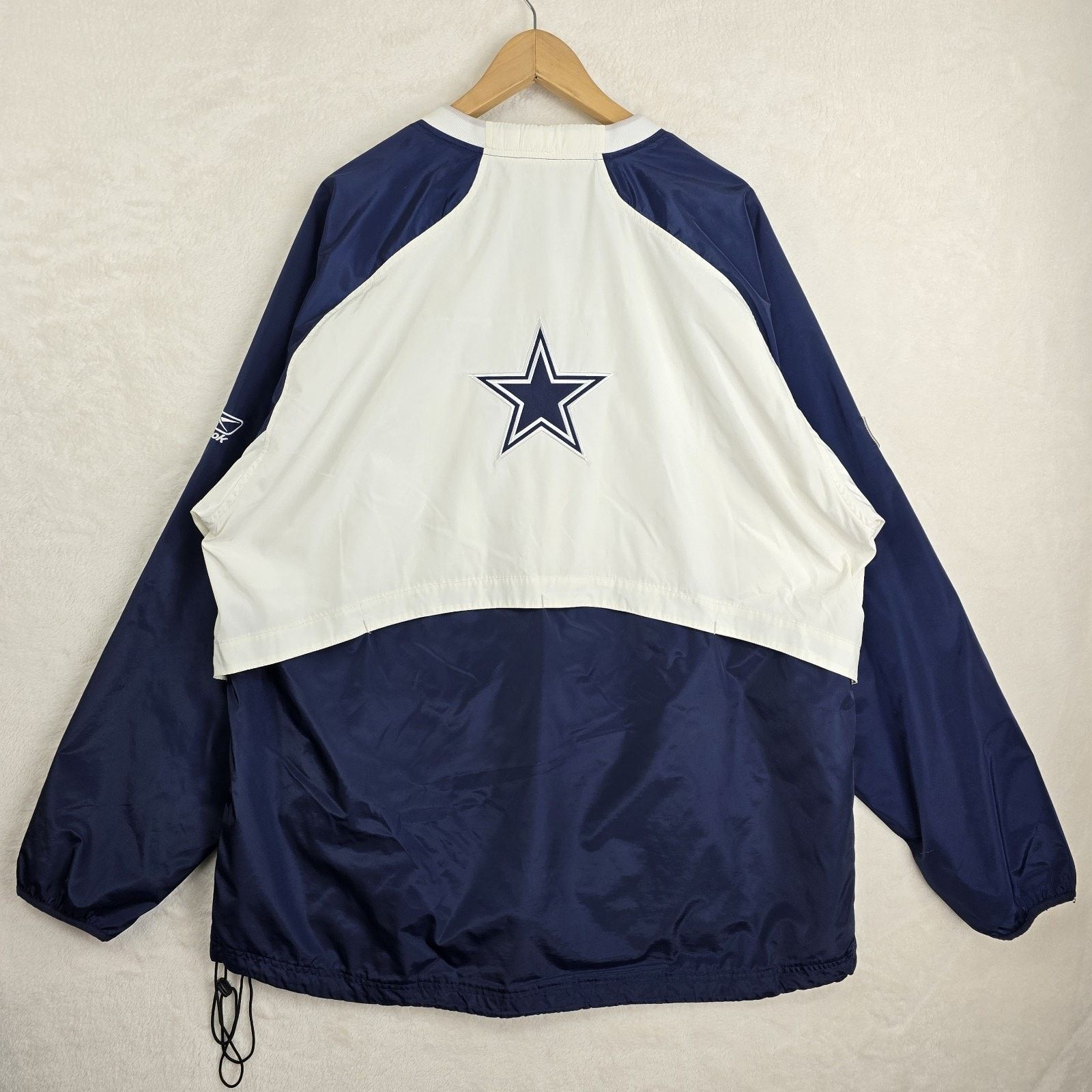 Reebok Vtg Dallas Cowboys Pullover Windbreaker Reebok Jacket 2XL Size US XXL / EU 58 / 5 - 11 Thumbnail