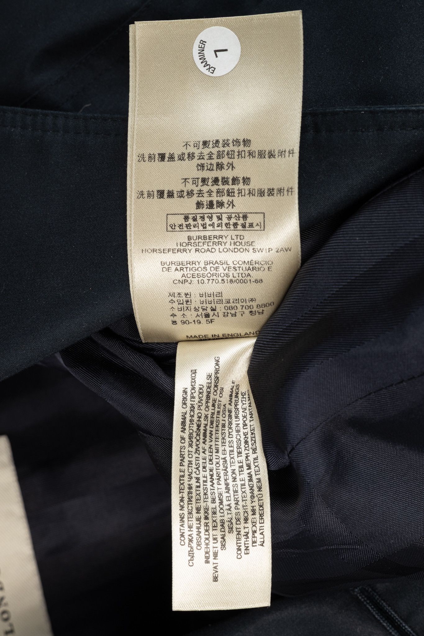 Burberry Burberry Cotton Double-Breasted Belted Trench Coat Size XS / US 0-2 / IT 36-38 - 13 Thumbnail