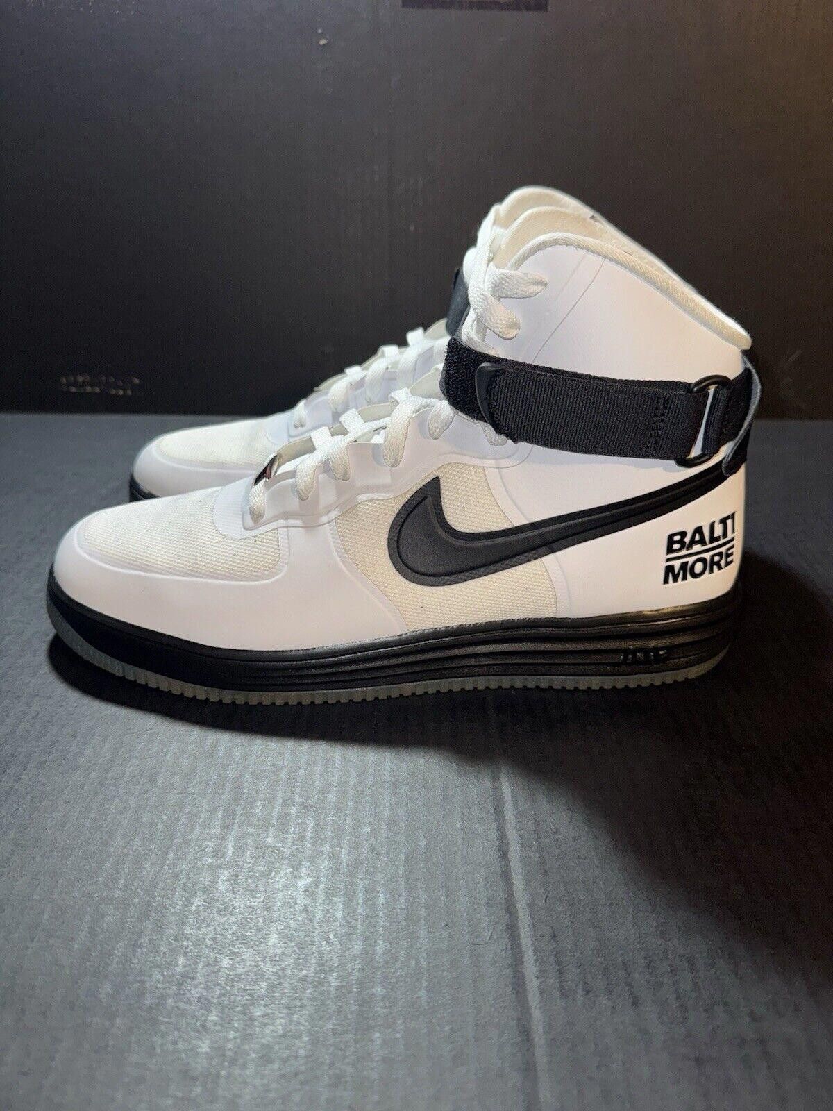 Nike Nike Lunar Force 1 HYP HI Baltimore 617899-100 Sz 11.5 w BOX Size US 11.5 / EU 44-45 - 5 Thumbnail