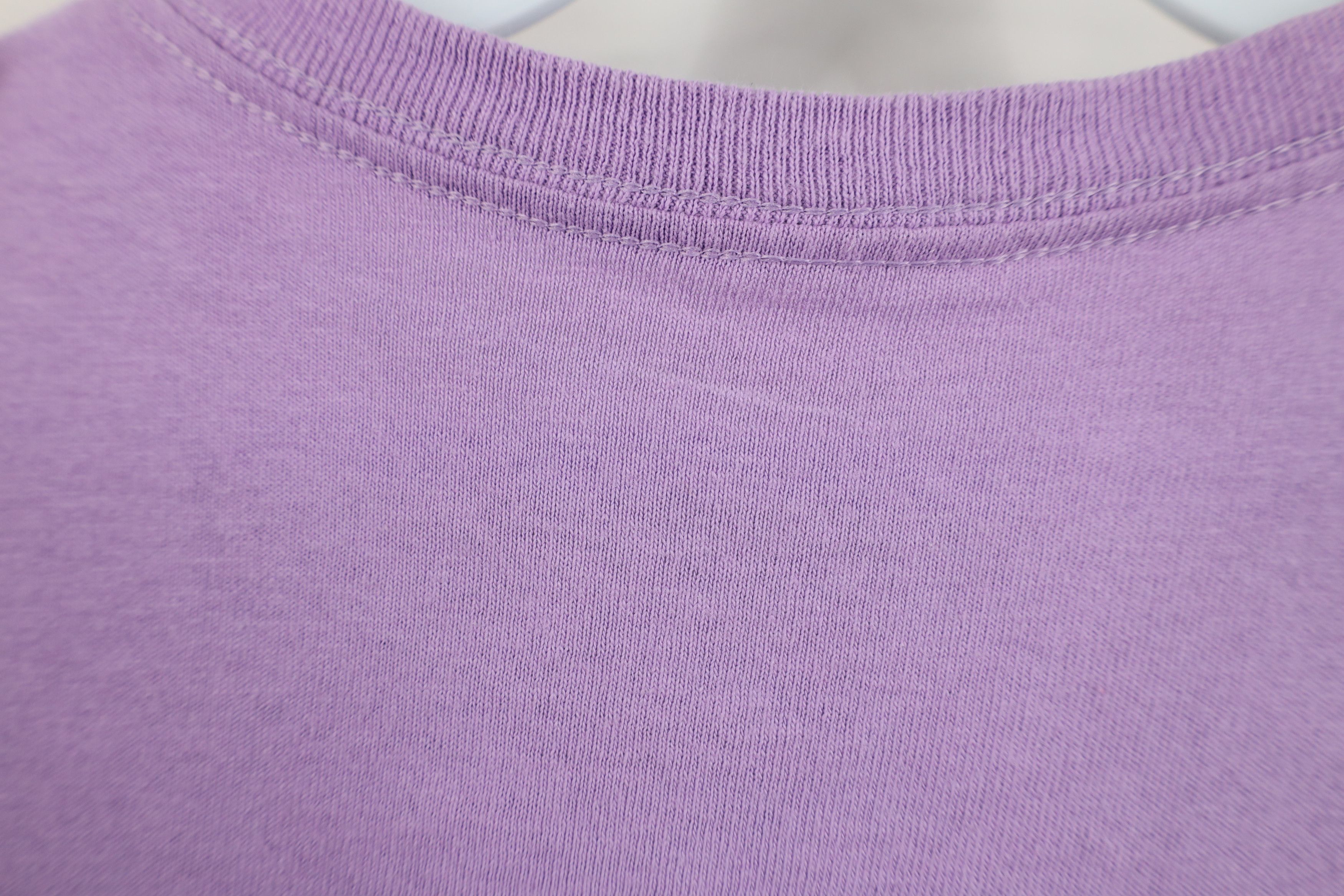 Vintage Vintage 90s Y2K Babydoll Flower Cat Kitten T-Shirt Purple Size L / US 10 / IT 46 - 10 Thumbnail