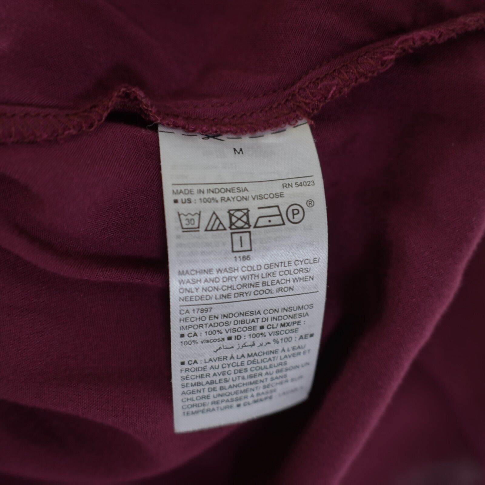 Gap Gap Purple Medium The Tunic Shirt Blouse Long Sleeve 1/2 But Size M / US 6-8 / IT 42-44 - 9 Thumbnail
