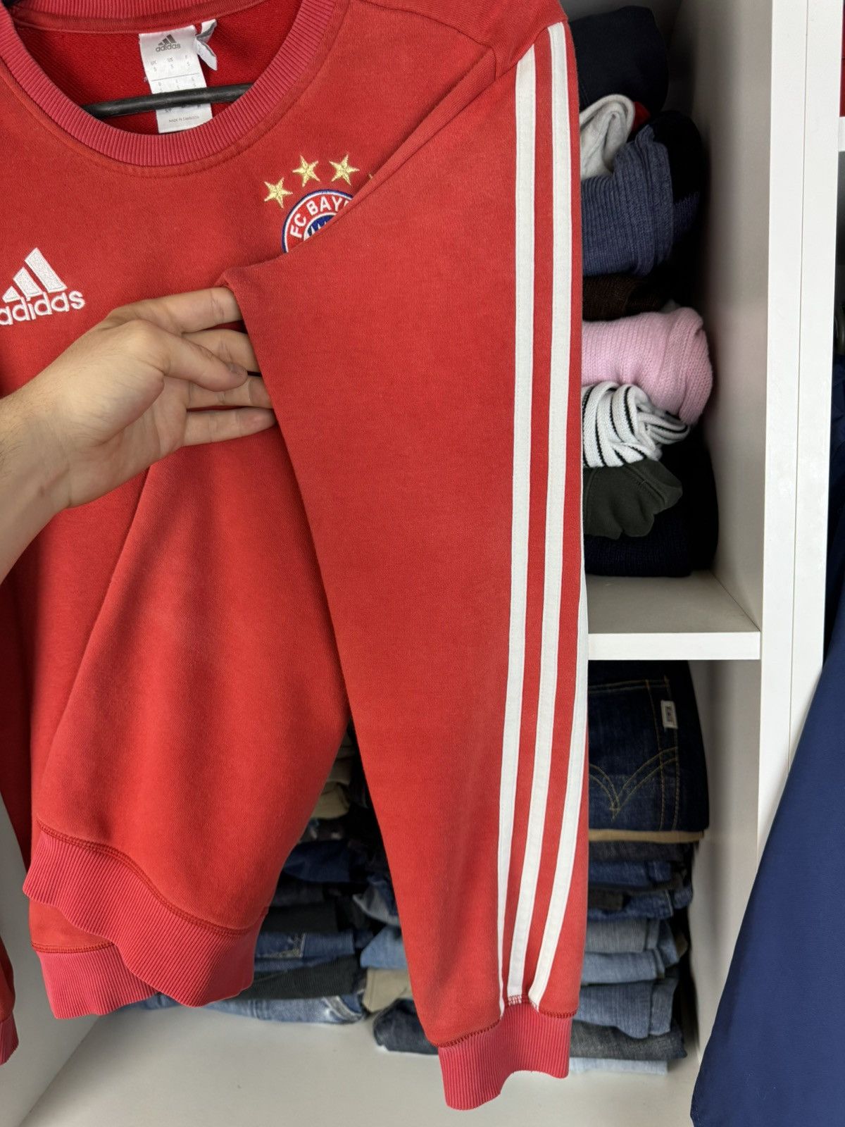 Adidas Adidas Bayern Munchen 2017 Sweatshirt Size US S / EU 44-46 / 1 - 11 Thumbnail