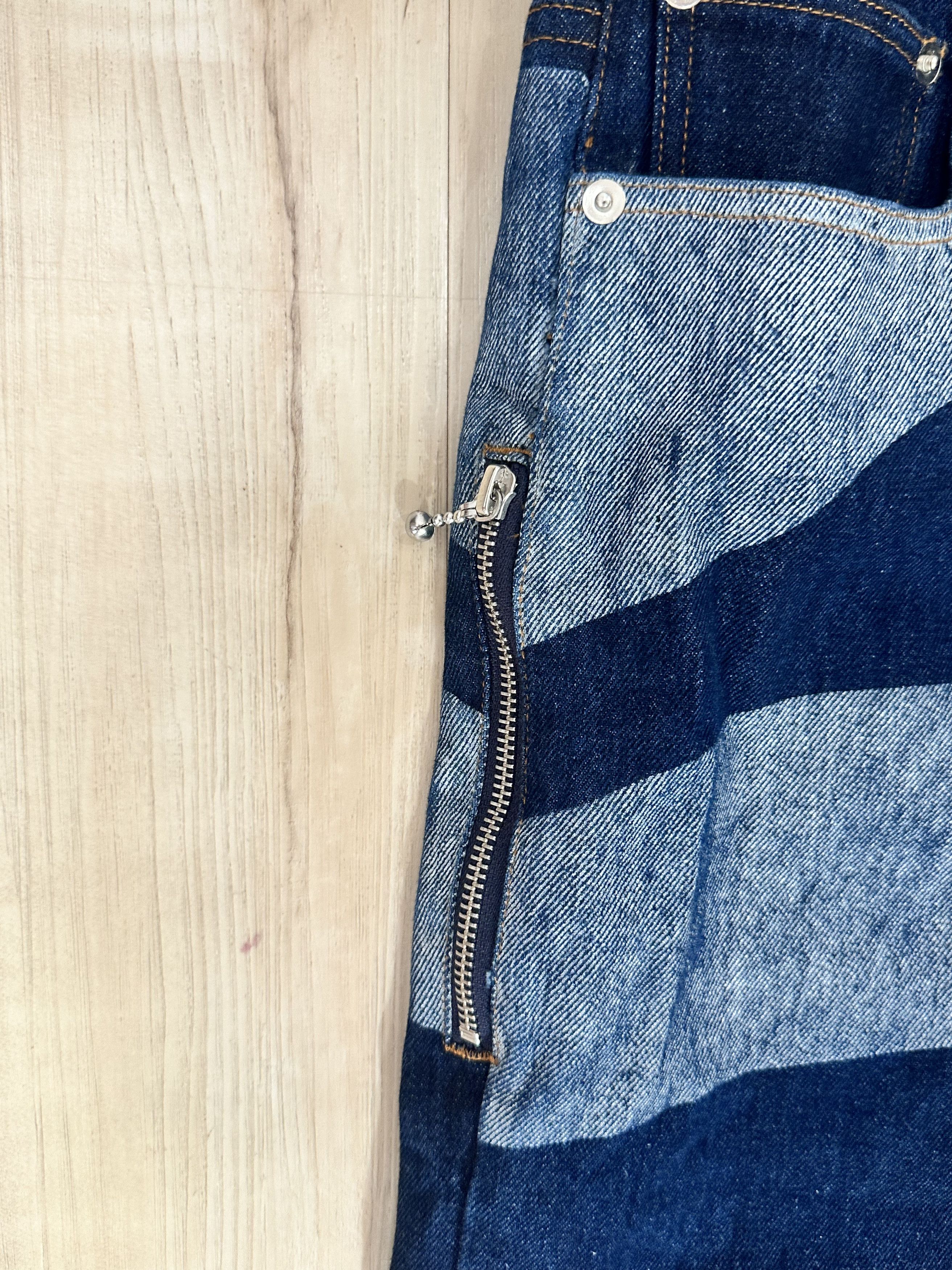 Other ELIAS Blue Jeans w/ American Flag Print & Zipper Pockets Size US 34 / EU 50 - 6 Thumbnail