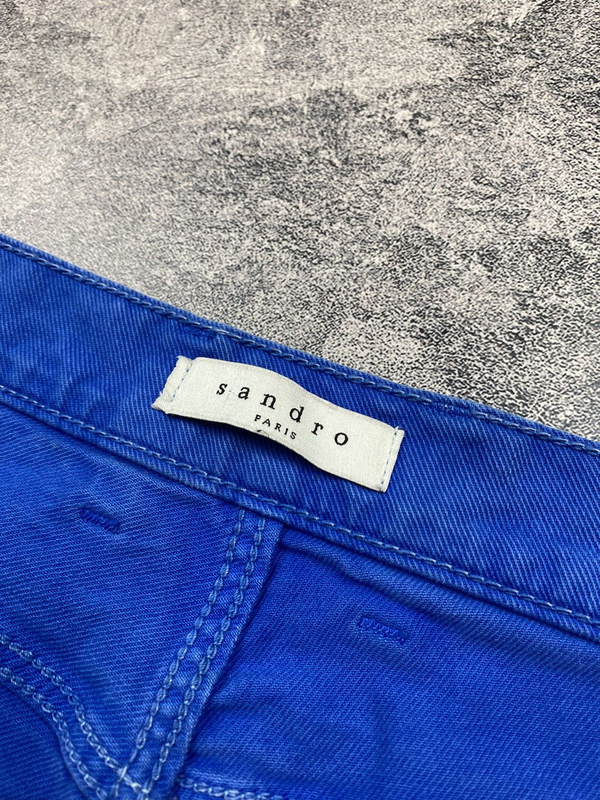 Designer × Sandro Sandro Vintage Denim Pants Size 28" / US 6 / IT 42 - 9 Thumbnail