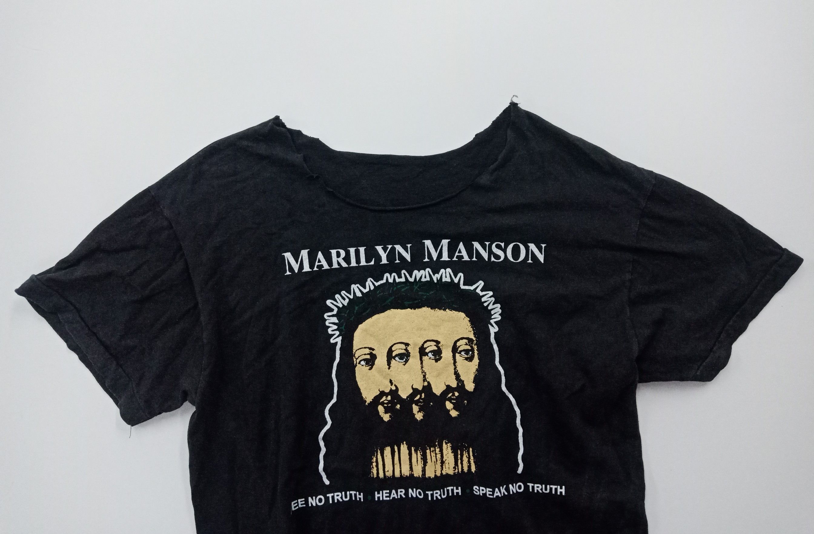 Justin Bieber × Marilyn Manson 90s Marilyn Manson Believe #C Size US L / EU 52-54 / 3 - 4 Thumbnail