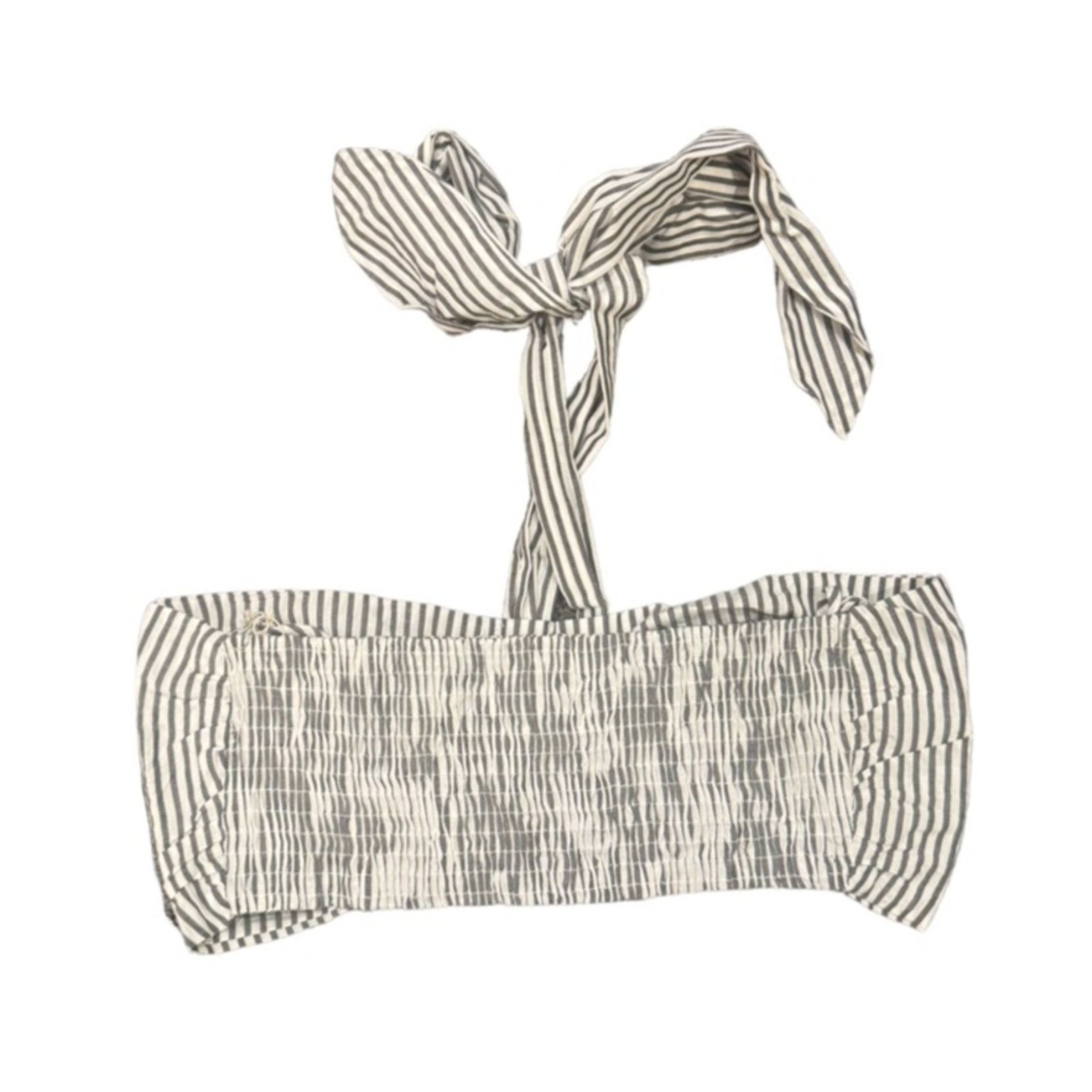 Mara Hoffman Mara Hoffman Pinstriped Bikini Crop Top Size S Size S / US 4 / IT 40 - 5 Thumbnail