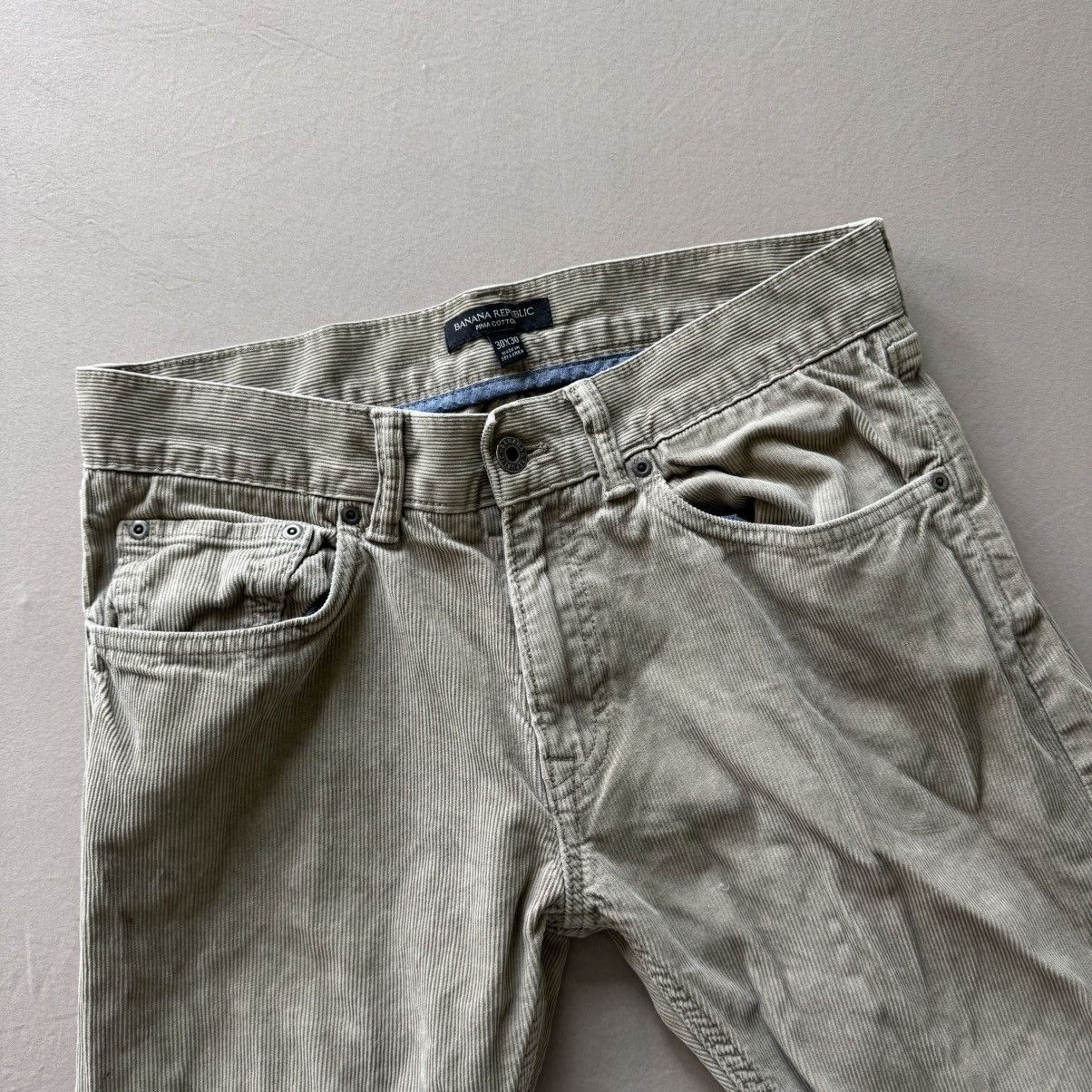 Banana Republic Banana Republic SLIM STRETCH CORDUROY Pants Size US 30 / EU 46 - 4 Thumbnail