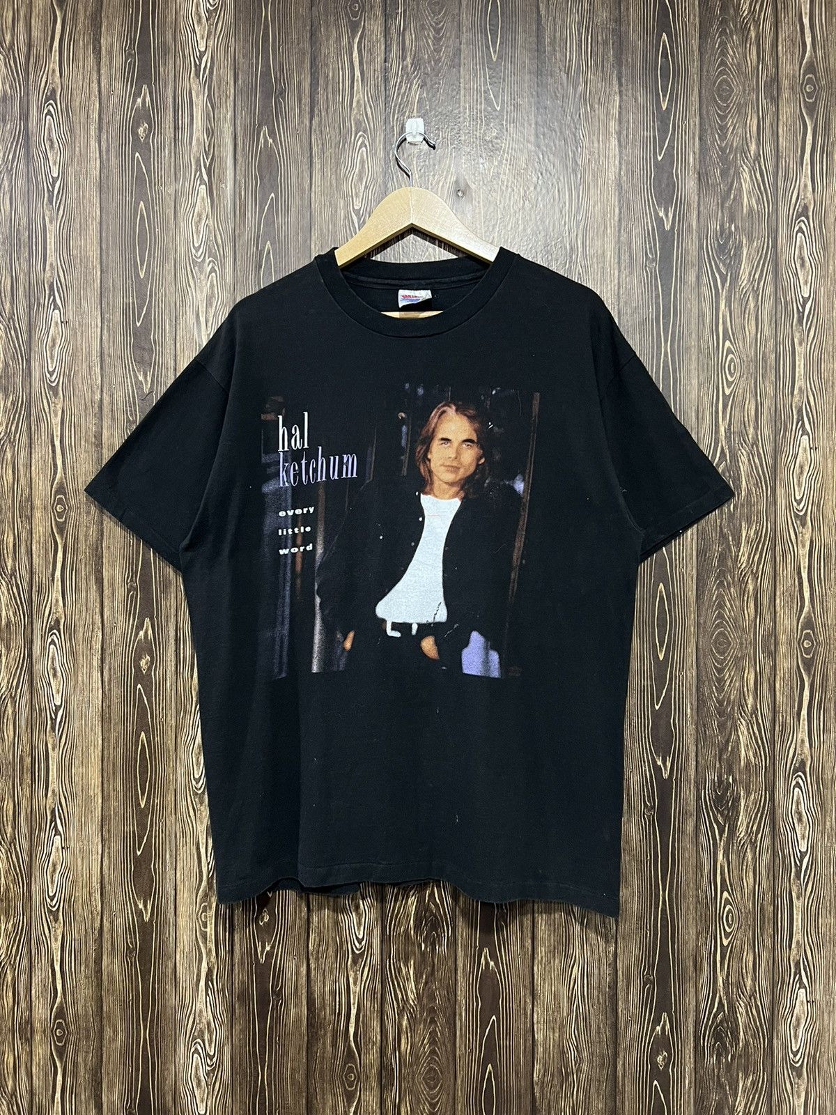Band Tees × Vintage Vintage 90s Hal Ketchum Tour Tshirt Size US L / EU 52-54 / 3 - 1 Thumbnail
