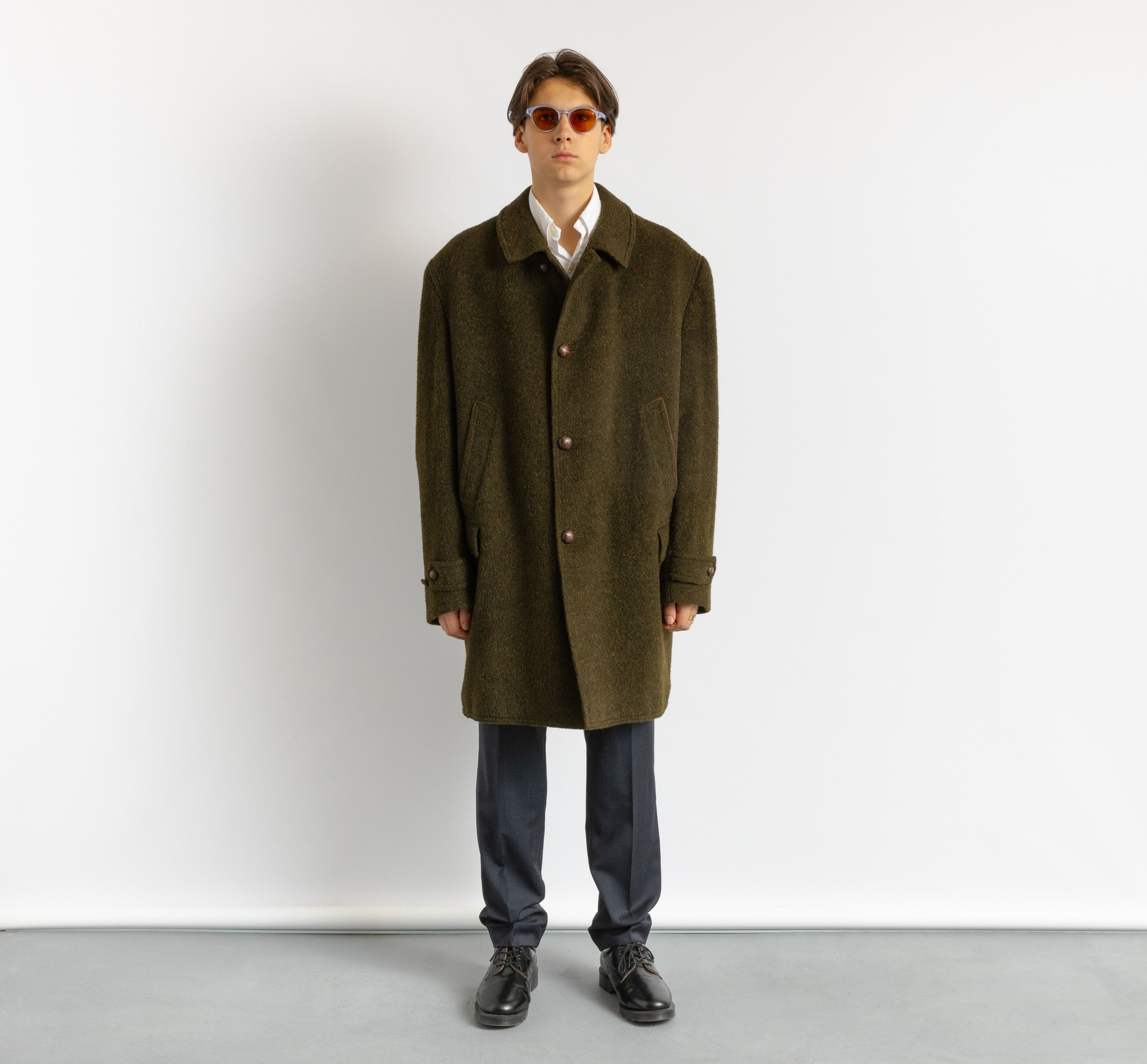 Vintage 80s Vintage Mens Made in Tyrol Heavy Coat 8715 Size US XL / EU 56 / 4 - 1 Thumbnail