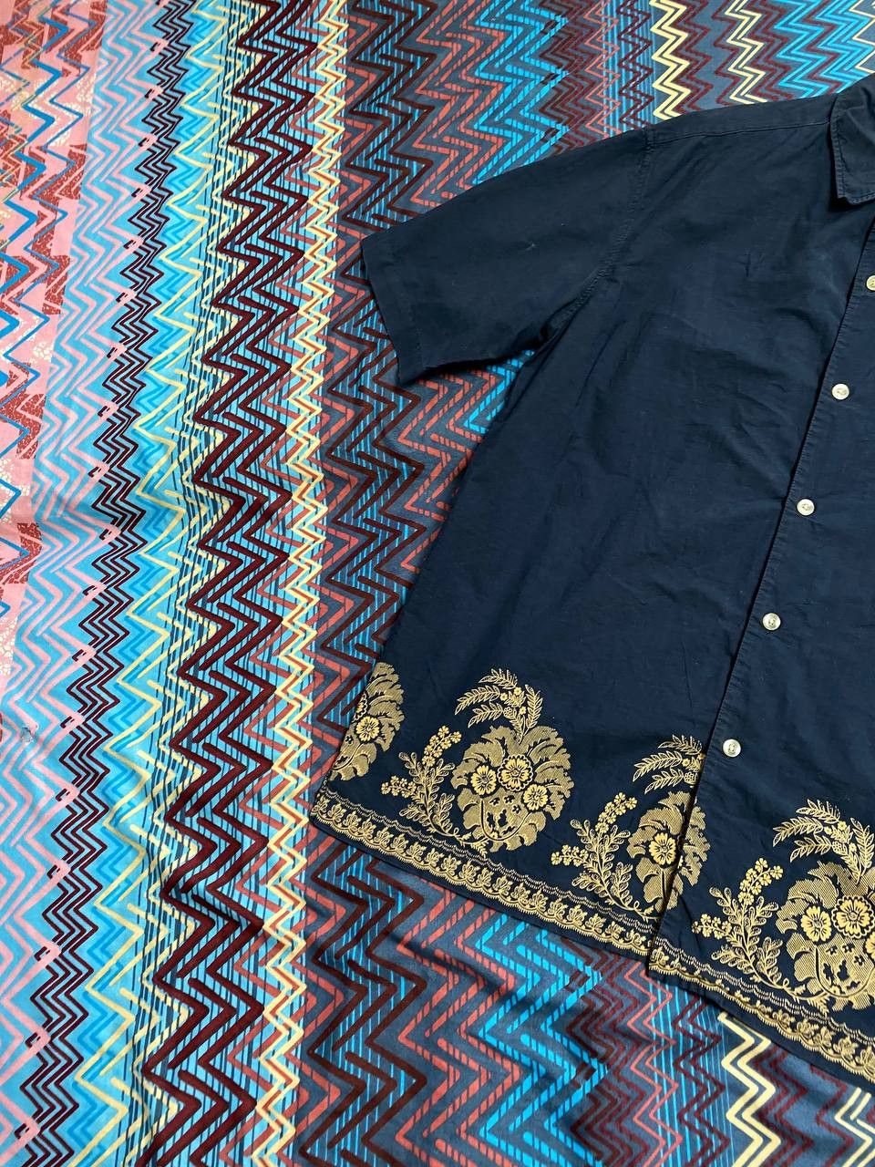Ralph Lauren Vintage Y2K shirt Ralph Lauren blue print streetwear Size US M / EU 48-50 / 2 - 6 Thumbnail