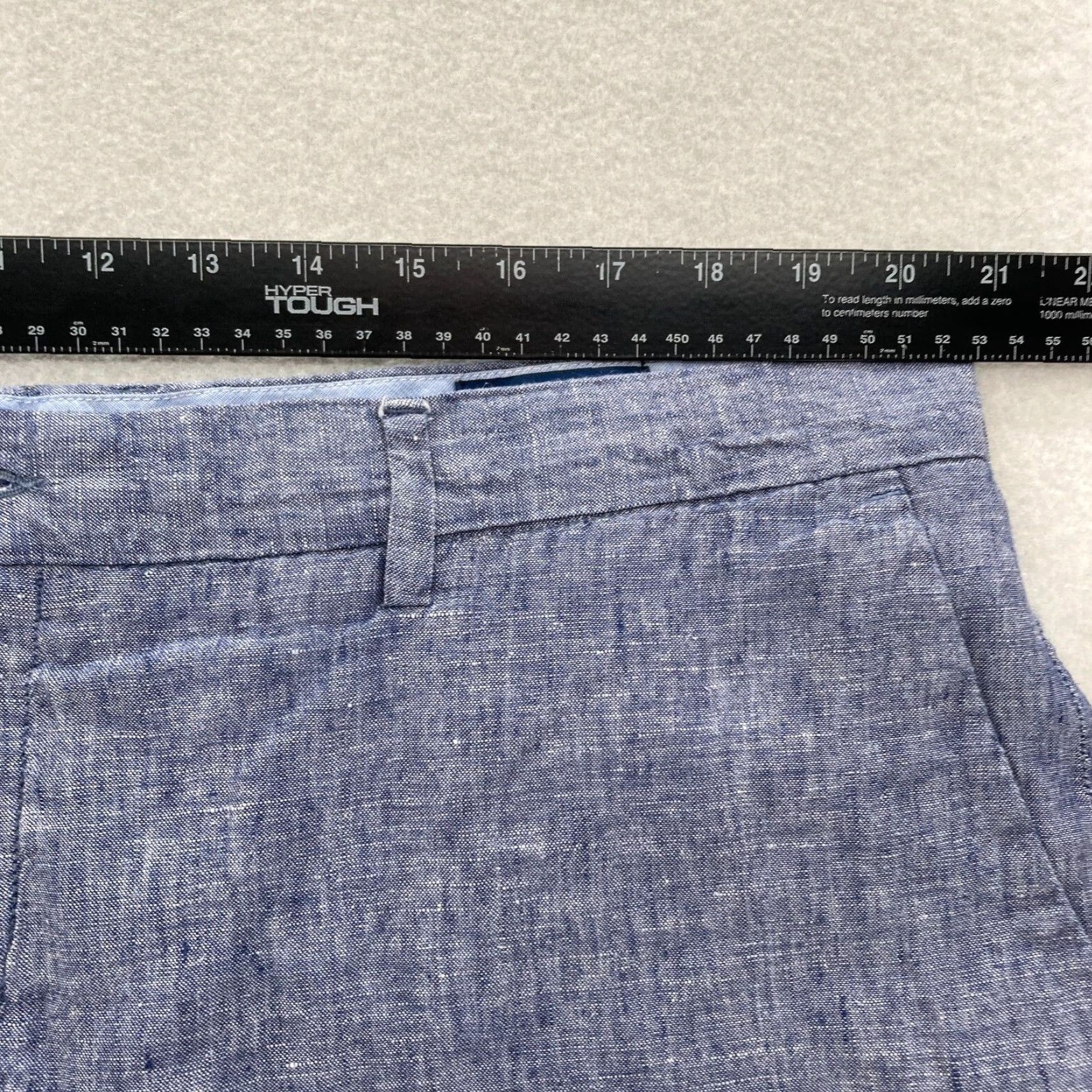 Polo Ralph Lauren Polo Ralph Lauren Linen Shorts Mens 42 Classic Fit Blue Lightweight Preppy Pony Shirt Size US XL / EU 56 / 4 - 7 Thumbnail