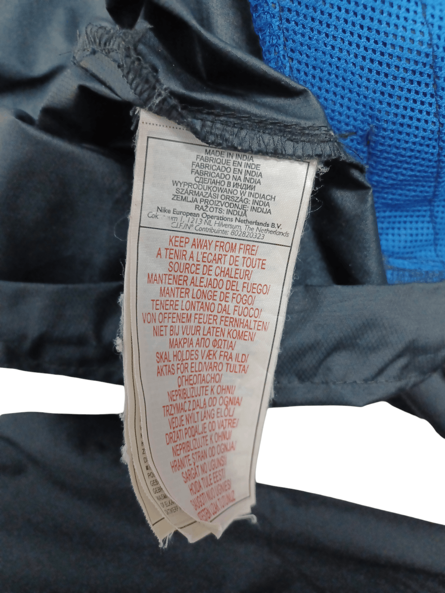 Nike NIKE VINTAGE NYLON DRILL BLUE SWOOSH LIGHT TRACKING JACKET Size US L / EU 52-54 / 3 - 6 Thumbnail