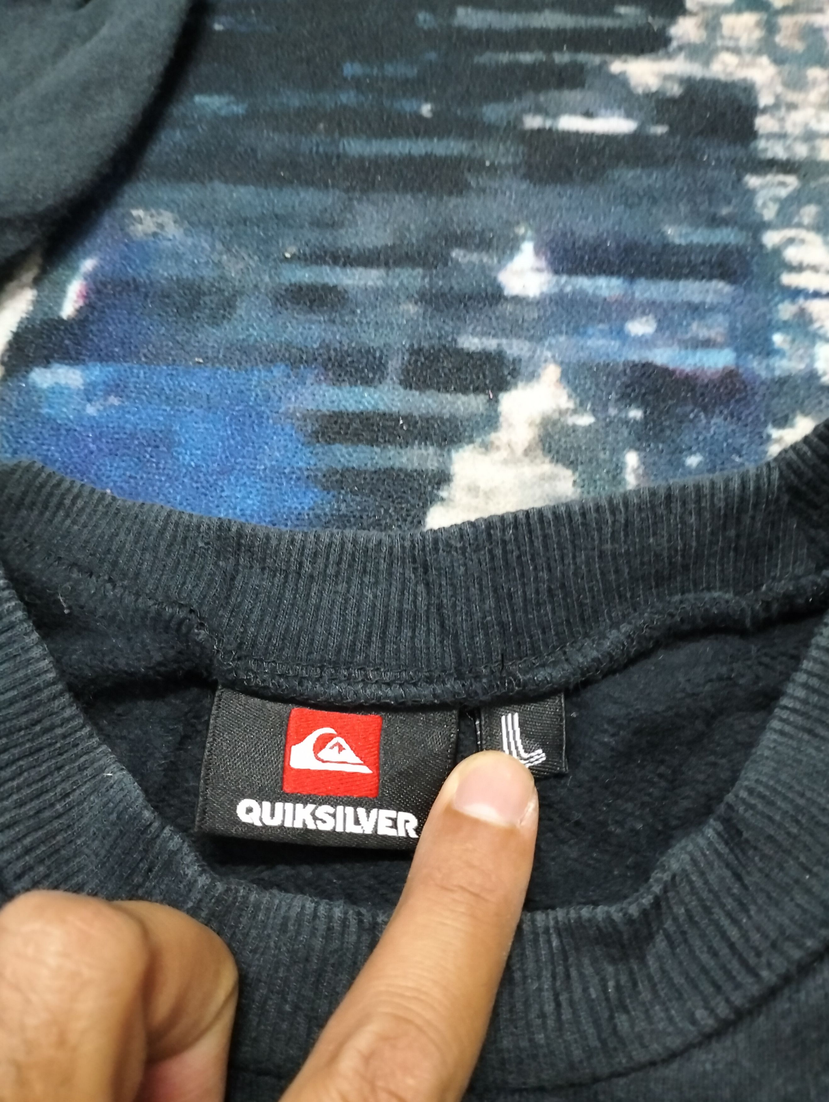 Japanese Brand × Quiksilver Quiksilver surfing streetwear sweatshirt Size US L / EU 52-54 / 3 - 5 Thumbnail