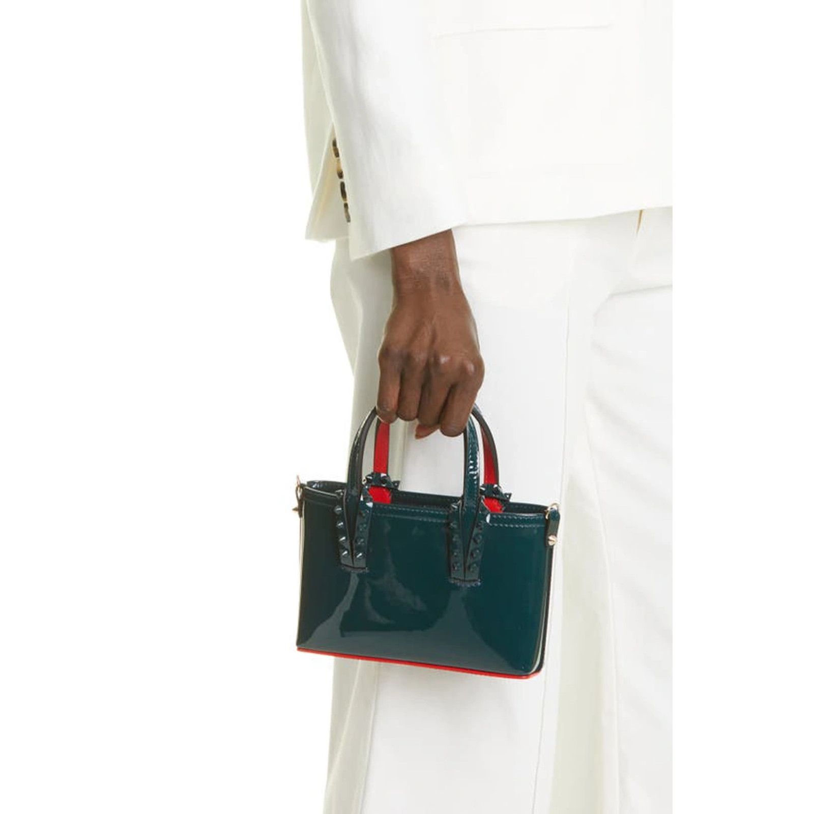 Christian Louboutin Christian Louboutin Mini Vosges Patent Leather Crossbody Bag Size ONE SIZE - 5 Thumbnail