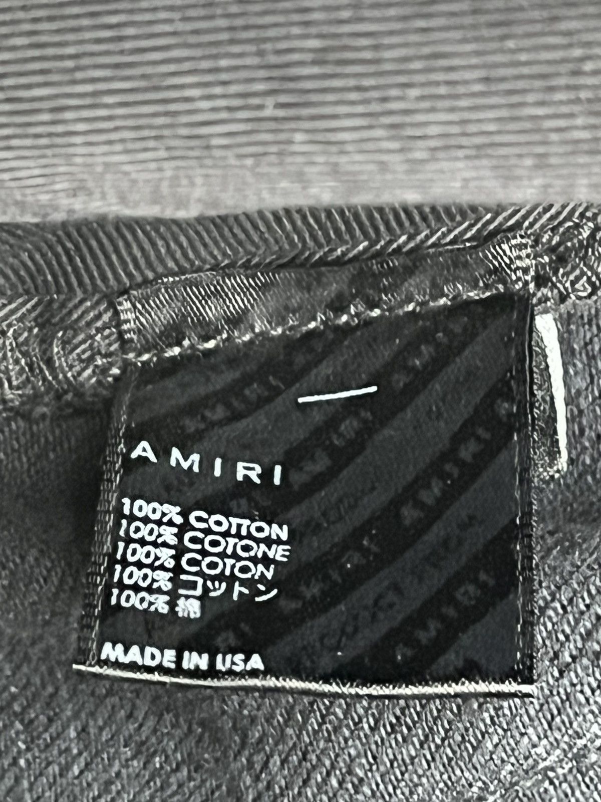Amiri Amiri Arts District Logo Applique Jeans Size US 34 / EU 50 - 8 Thumbnail