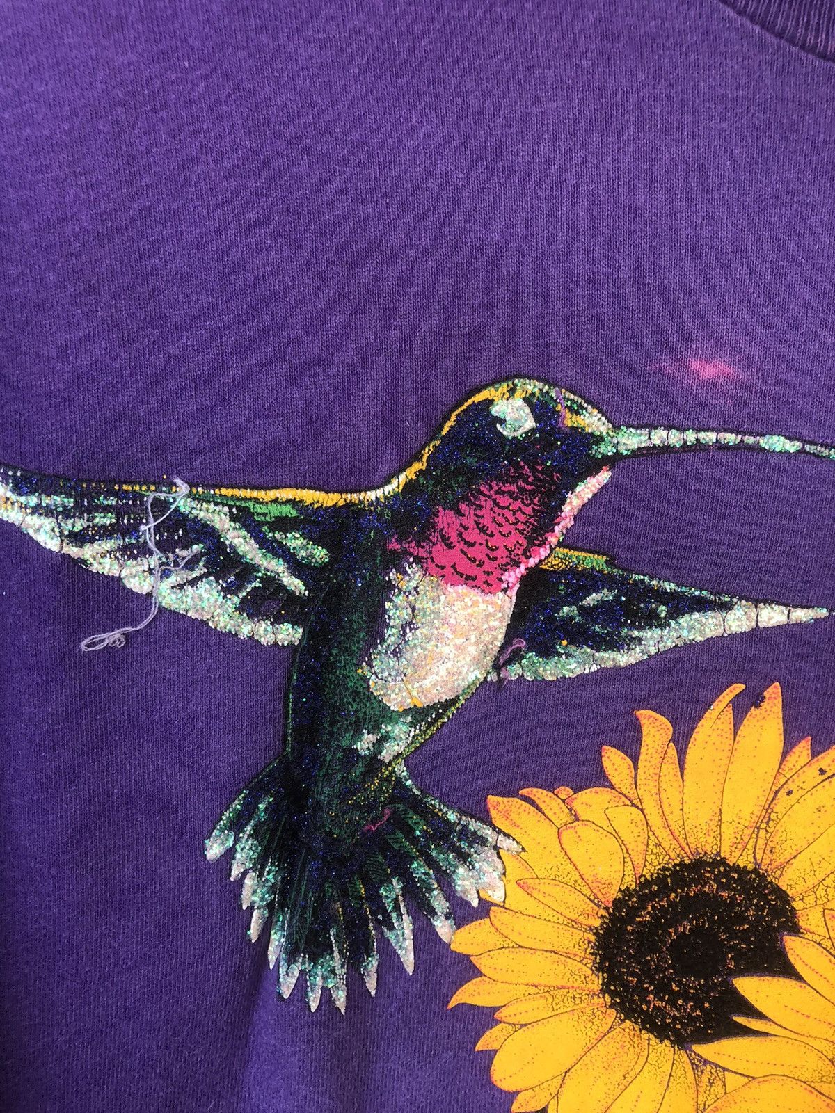 Vintage Vintage 90s The Flower Art Tee Size US XL / EU 56 / 4 - 11 Thumbnail