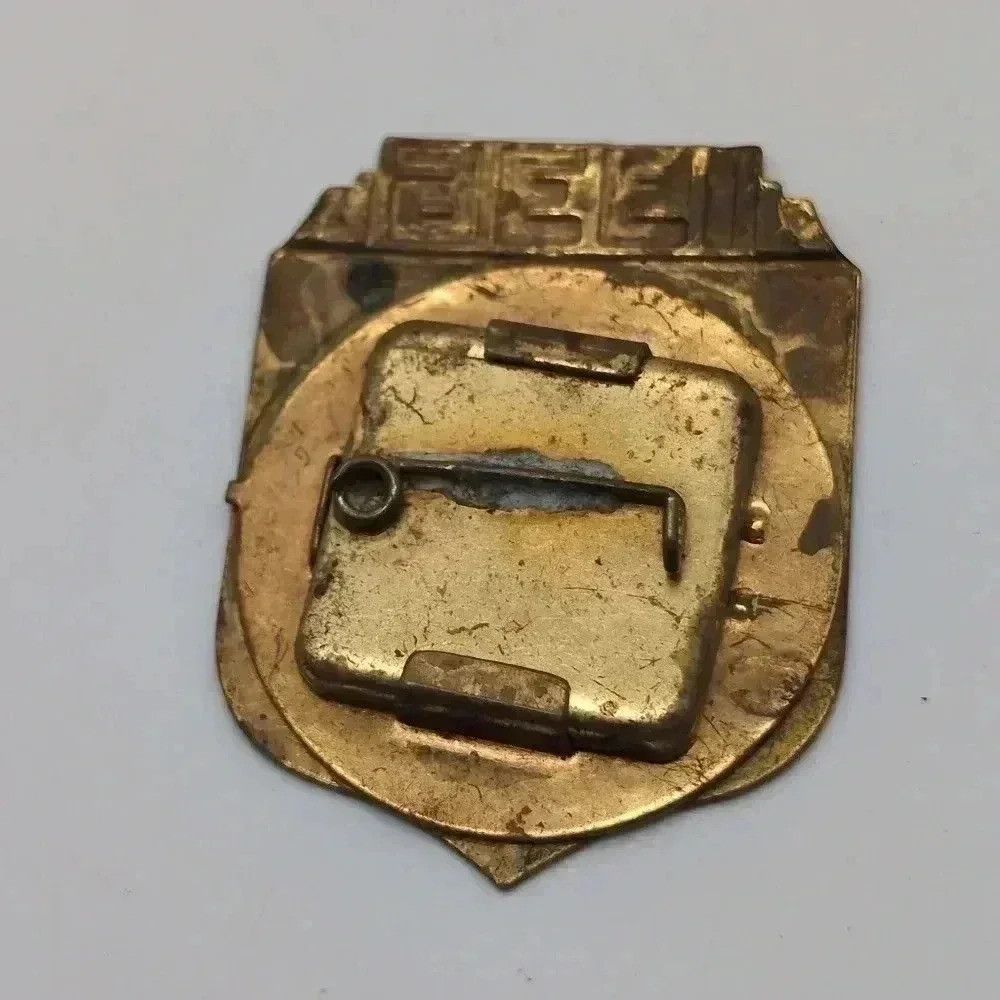 Vintage 1936 Orphan Annie Secret Decoder Badge Pin Ovaltine Premium Size ONE SIZE - 2 Thumbnail