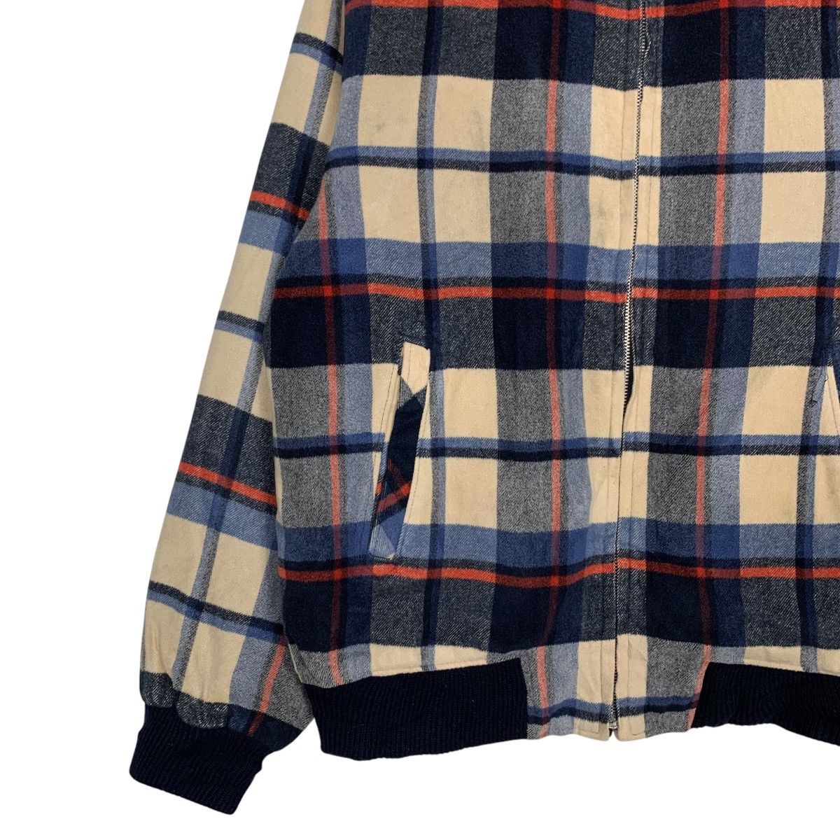 Vintage Vintage 90's Unbrand Checked Plaid Bomber Jacket #2700-C121 Size US M / EU 48-50 / 2 - 5 Thumbnail