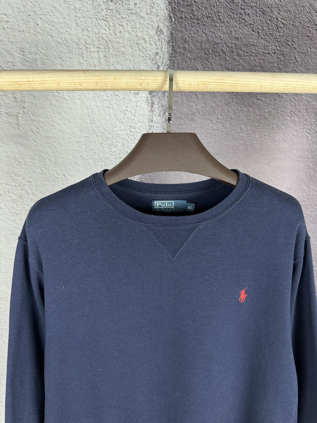 Polo Ralph Lauren Polo Ralph Lauren vintage blue navy logo sweatshirt Size US XL / EU 56 / 4 - 3 Thumbnail