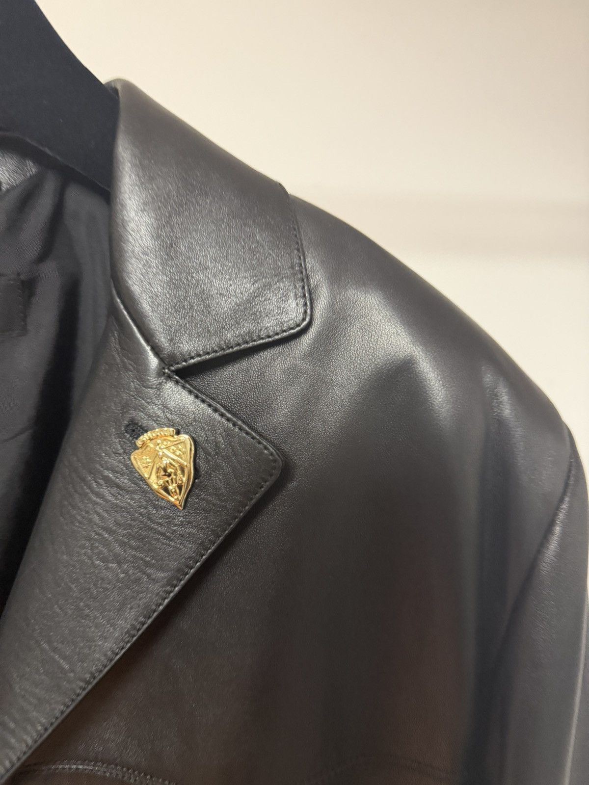 Gucci DEMNA - SS26 Nerd Soft Nappa Leather Jacket 50 Size US M / EU 48-50 / 2 - 20 Thumbnail