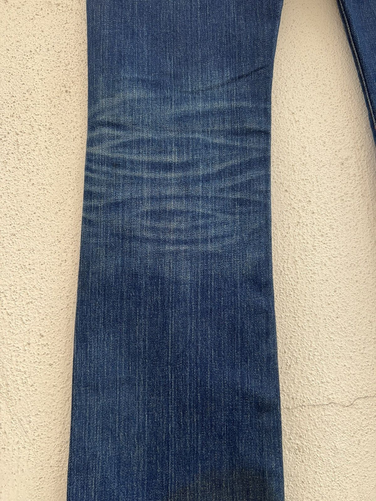 FACTOTUM FACTOTUM Japan Stretch Dirty Muddy Denim Flare Jeans Size US 29 - 16 Thumbnail