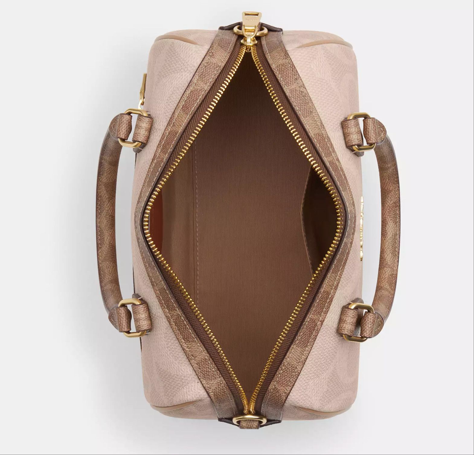 Coach Rowan Satchel Bag In Blocked Signature Canvas CY679 Size ONE SIZE - 12 Thumbnail