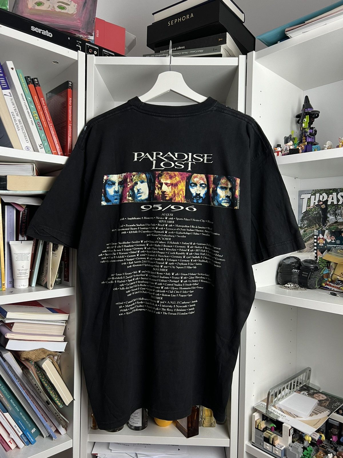 Band Tees × Vintage Vintage 90s Paradise Lost 95/96 All over print tshirt tee Size US XL / EU 56 / 4 - 2 Thumbnail