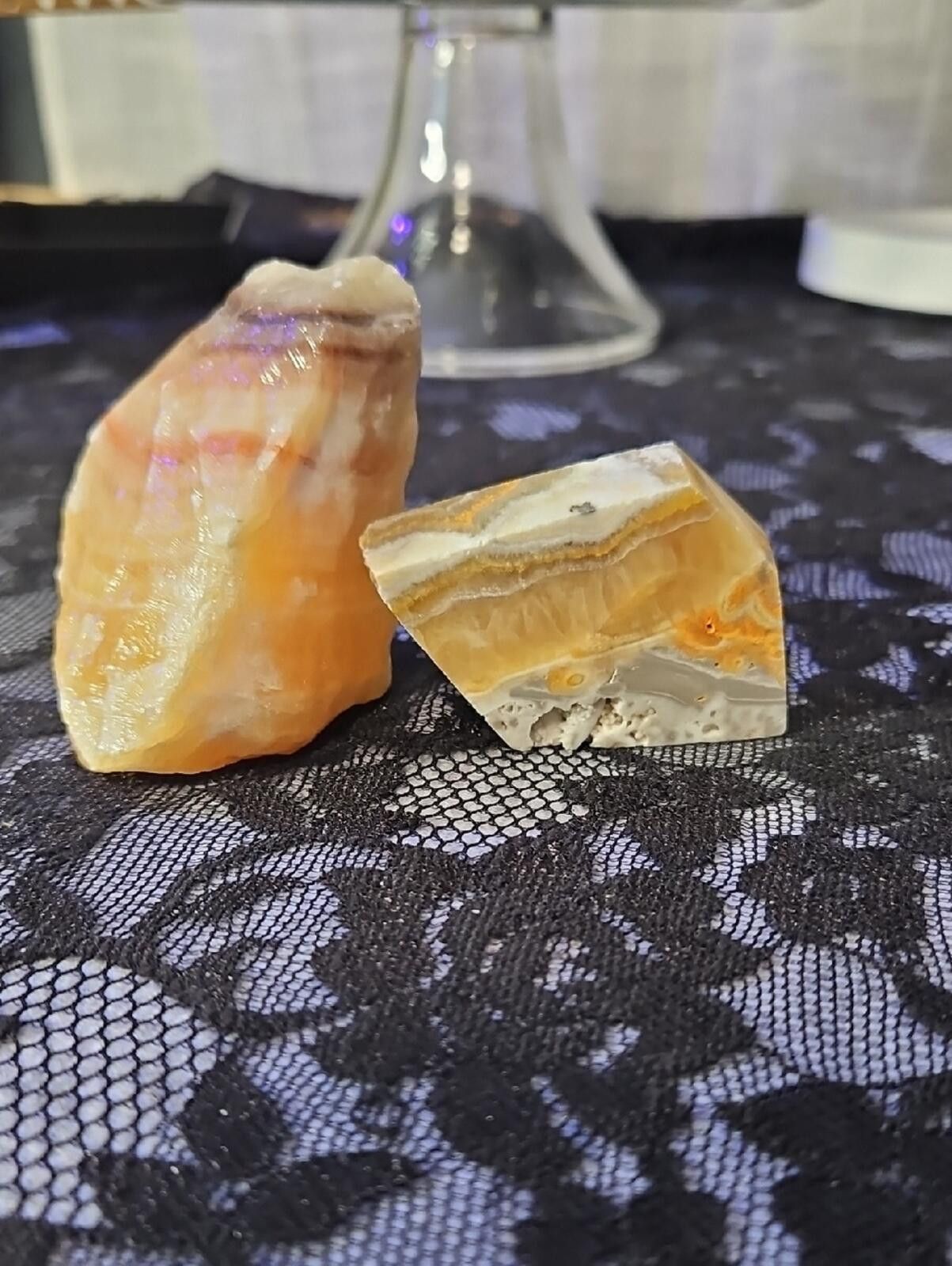 Other Honey Comb Agate Specimens - Pair Size ONE SIZE - 1 Thumbnail
